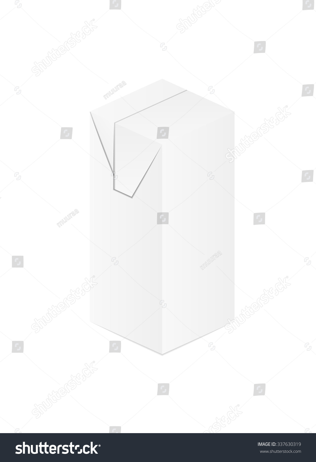 Closed Juice Bottle On White Background, Isolated Stock Vector 