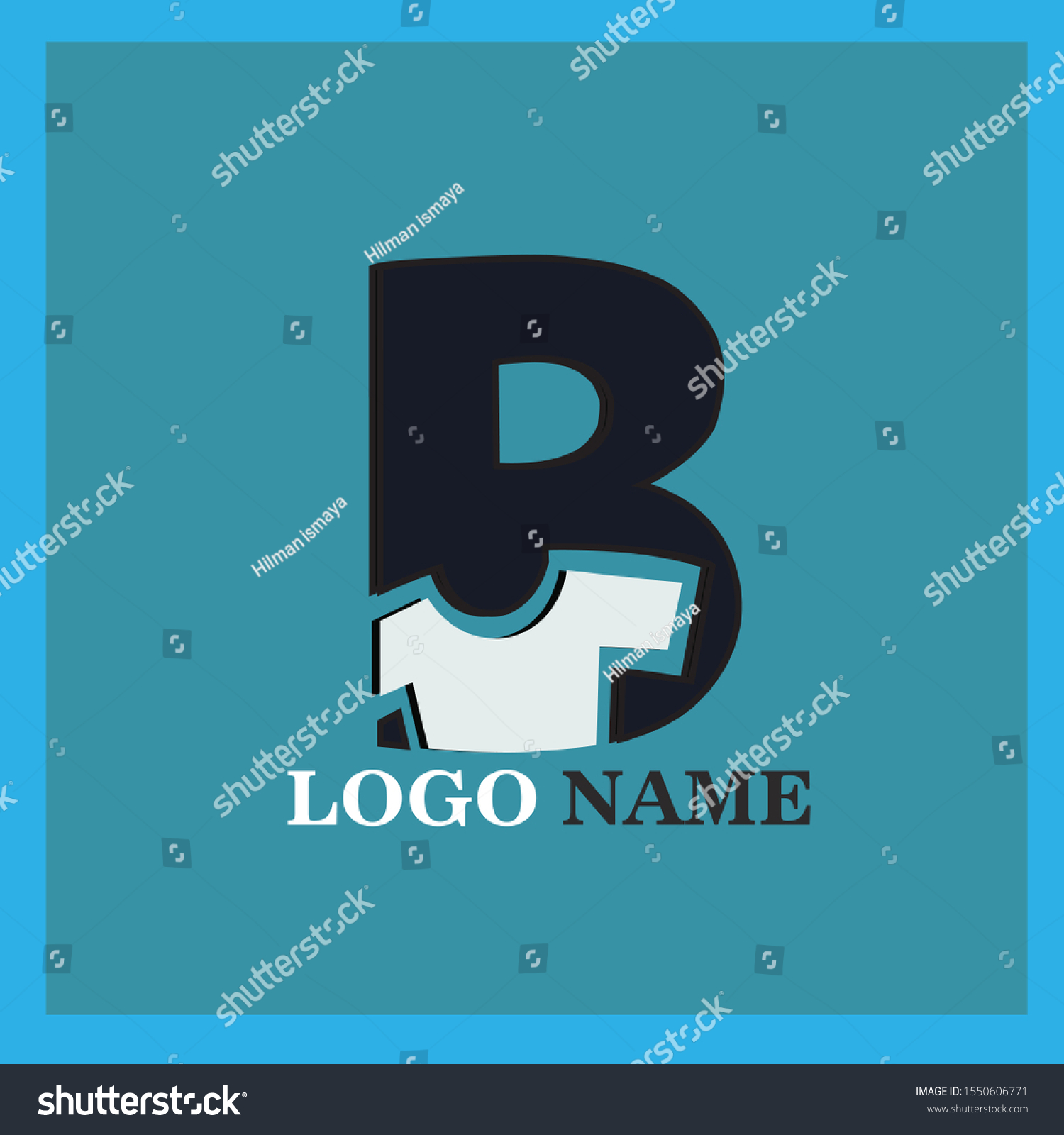 Clothes Logo Letter B Stock Vector (Royalty Free) 1550606771 | Shutterstock