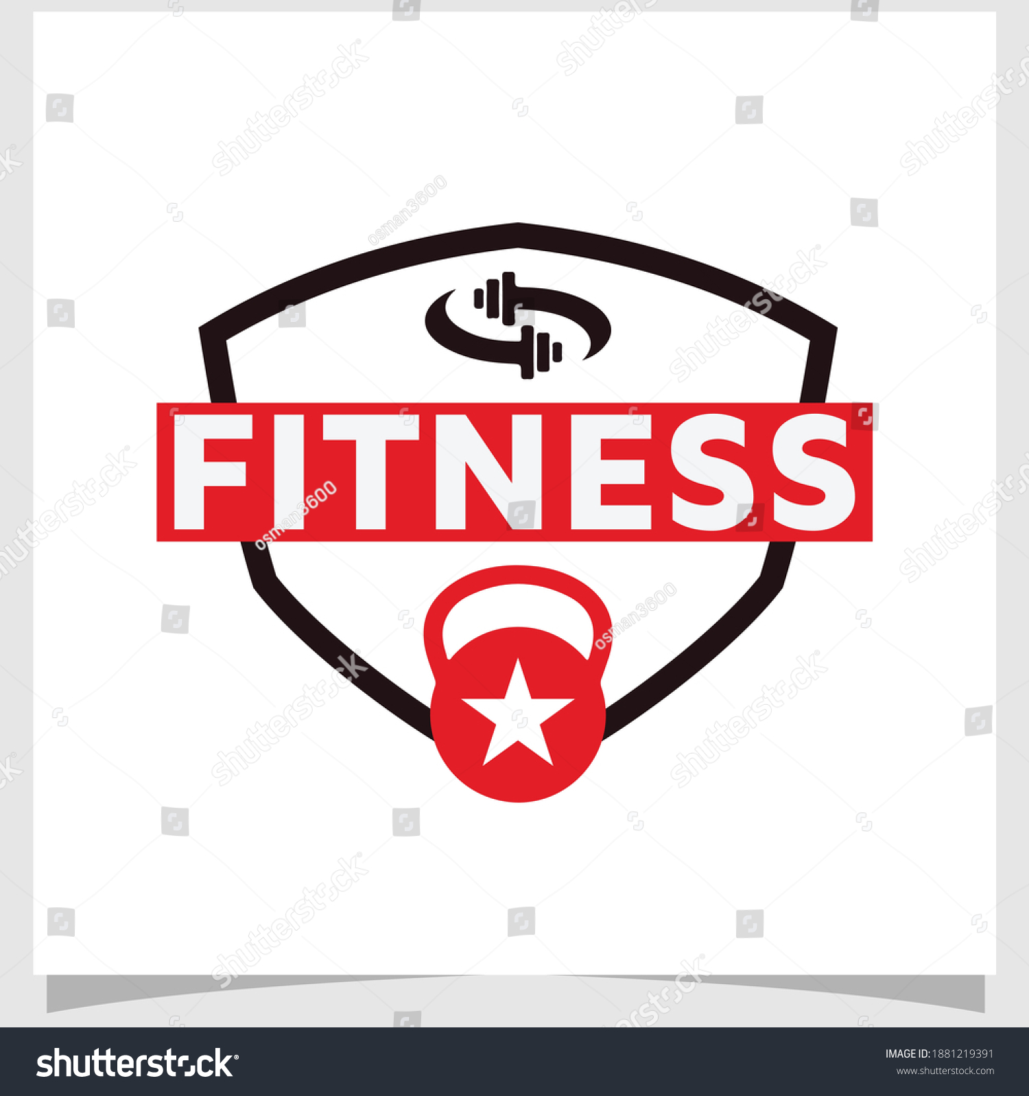 Club Fitness Logo Design Gym Logos Stock Vector Royalty Free