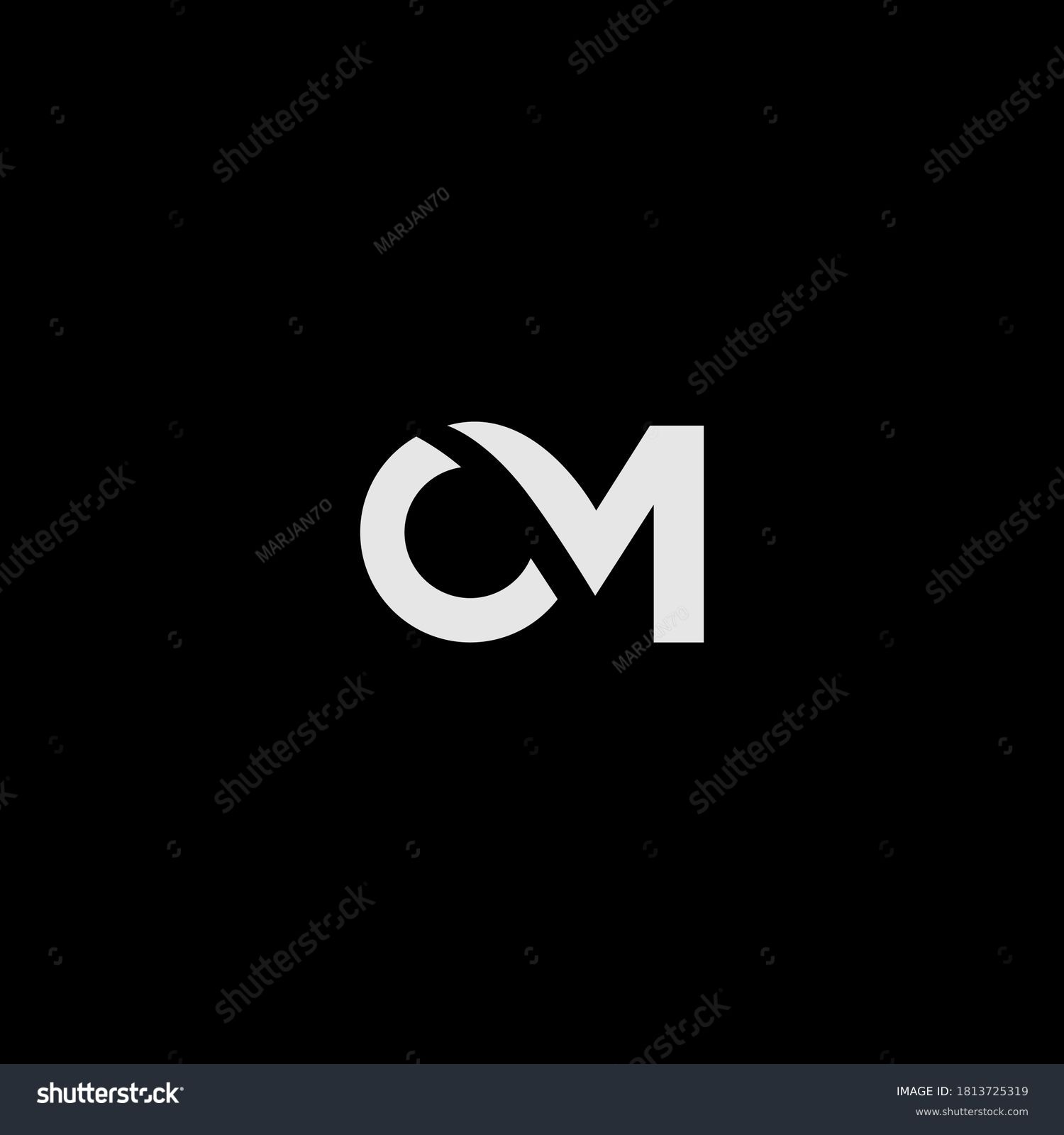 SVG of cm capital logo. letter cm capital business for company svg