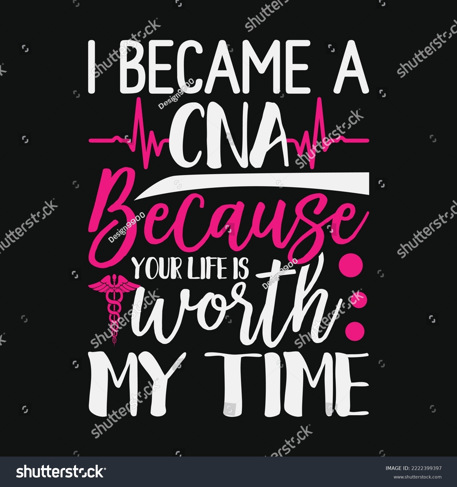 SVG of CNA Beautiful For You And Family svg