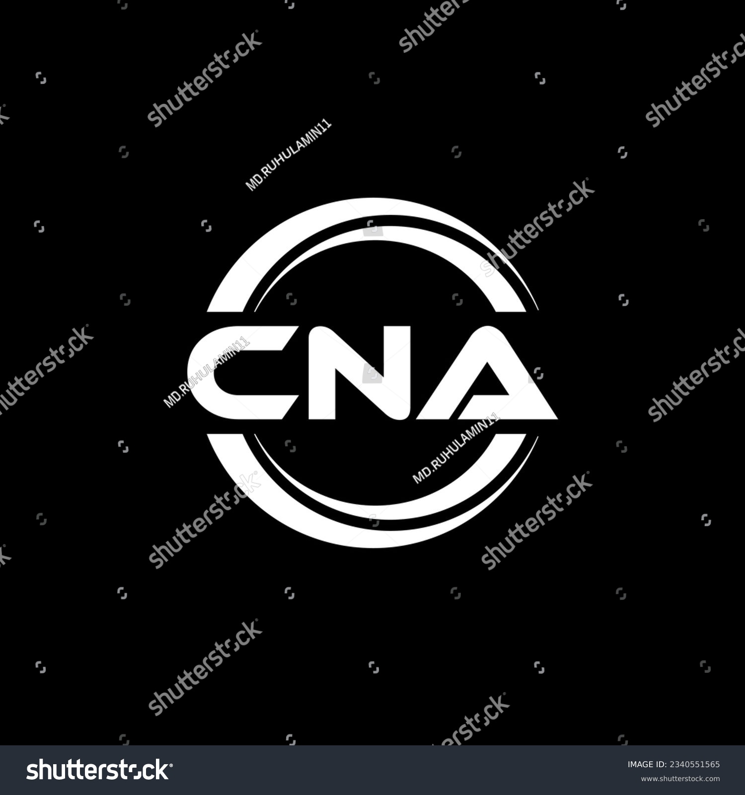 SVG of CNA Logo Design, Inspiration for a Unique Identity. Modern Elegance and Creative Design. Watermark Your Success with the Striking this Logo. svg