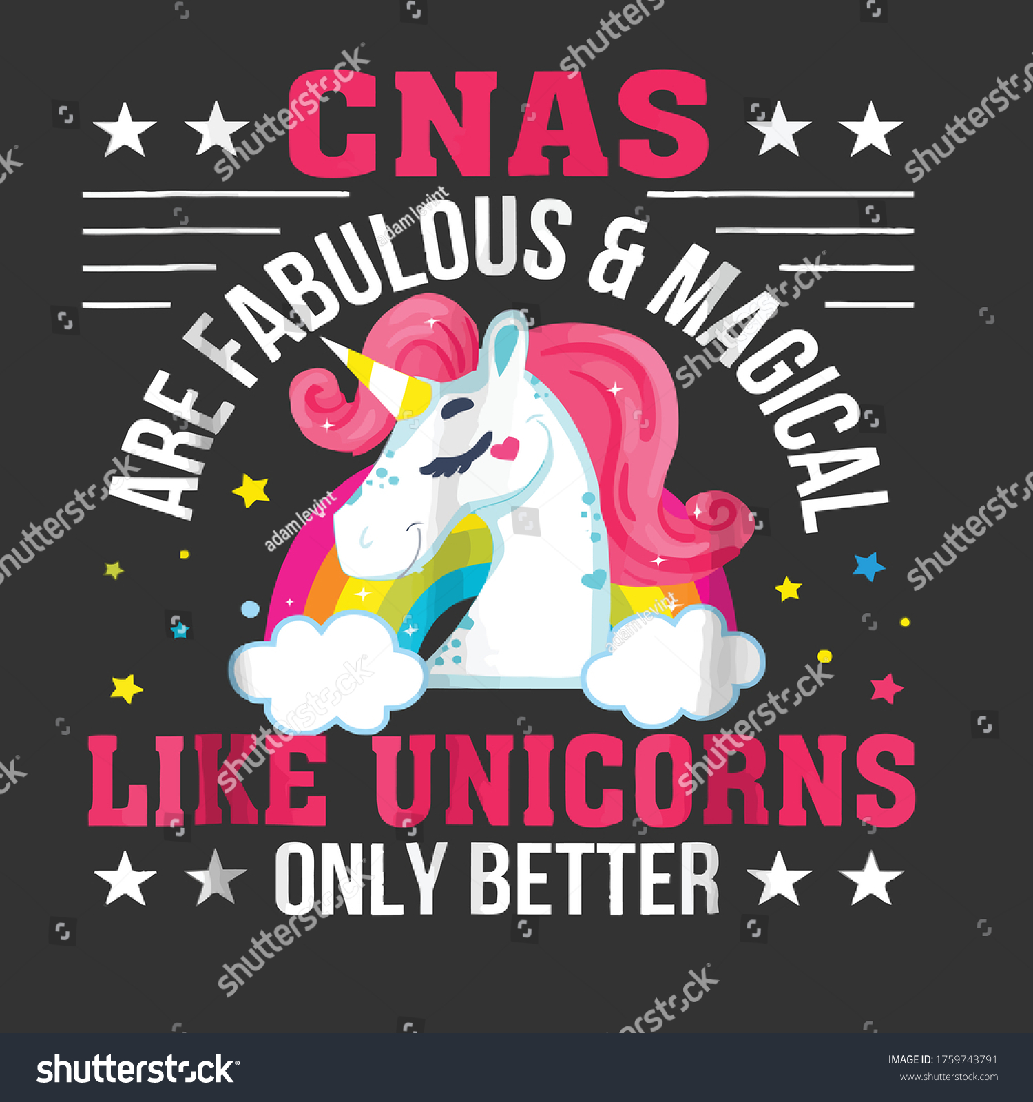SVG of Cna Unicorn Are Fabulous Unicorn Only Better svg