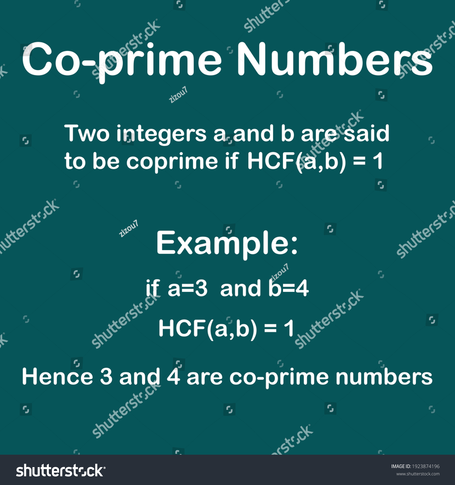 coprime-numbers-definition-examples-stock-vector-royalty-free-1923874196