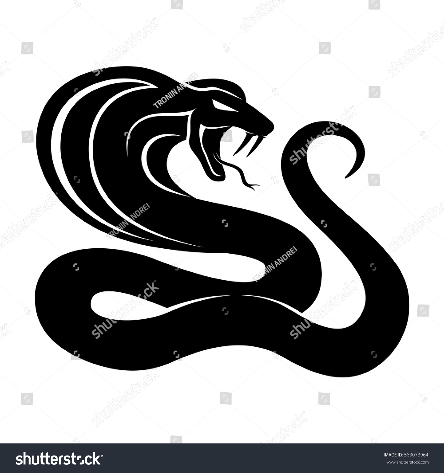 Cobra Sign Stock Vector 563073964 - Shutterstock