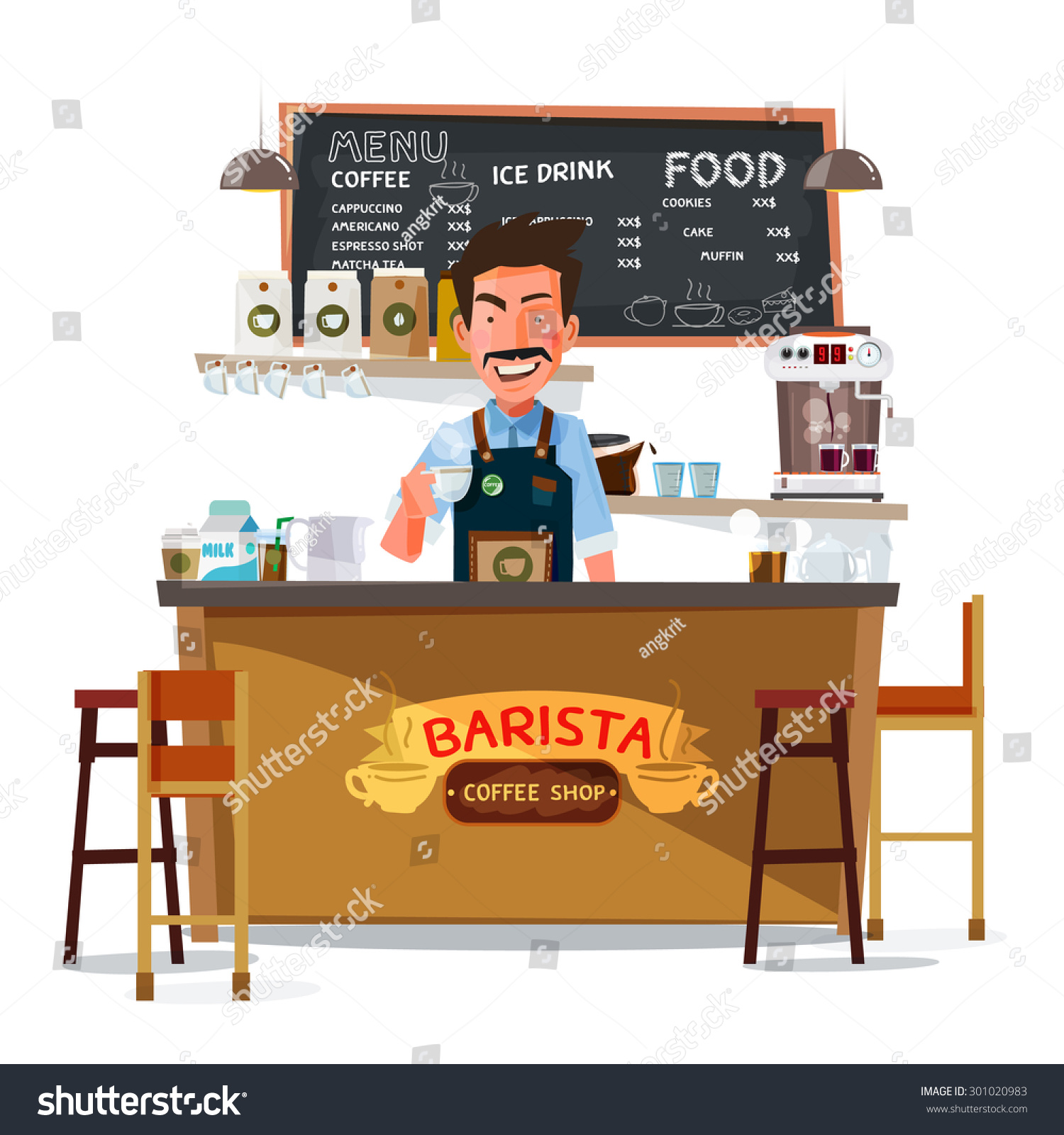 Image result for barista bar