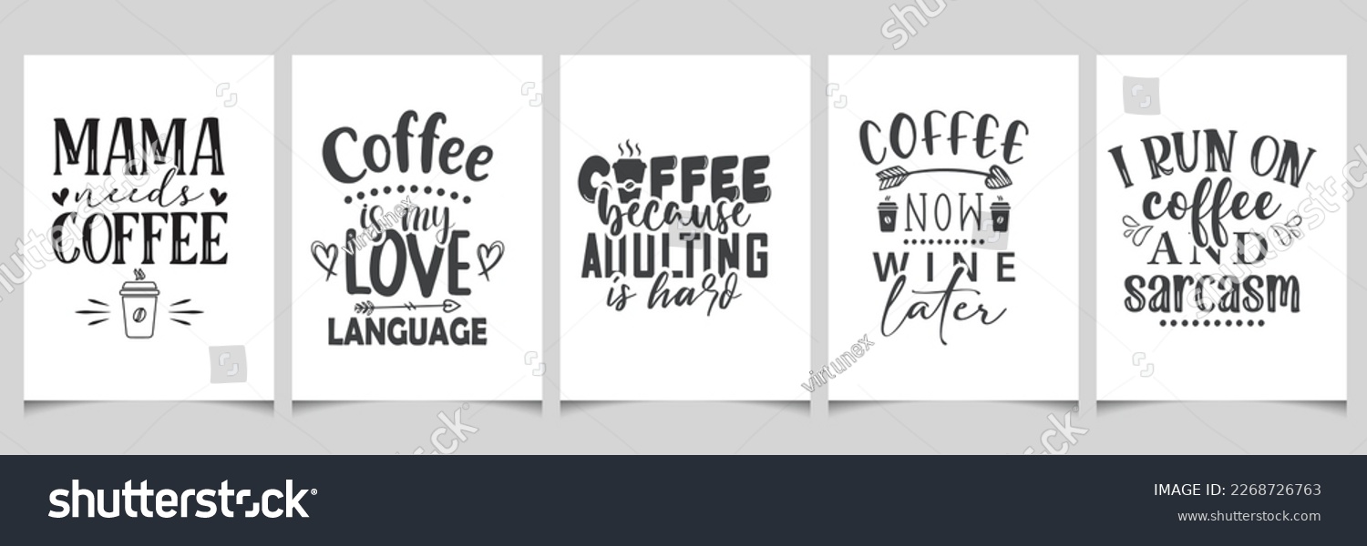 SVG of Coffee Bundle, Coffee Svg, Mug Bundle, Funny Coffee Saying Svg, Coffee Quote , Quote Cut File For Cricut svg