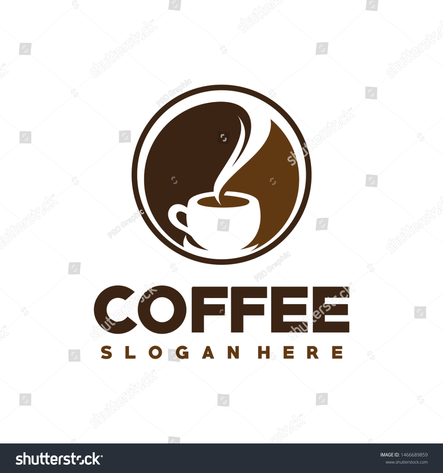 Coffee Coffe Shop Cafe Logo Design Stock Vector Royalty Free