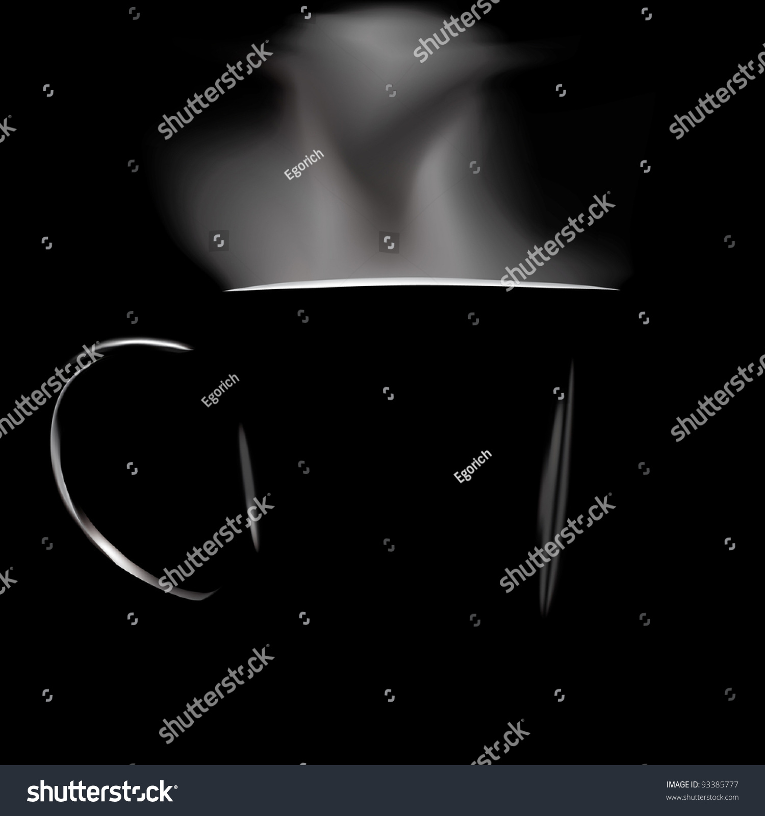 Coffee Cup Stock Vector 93385777 : Shutterstock