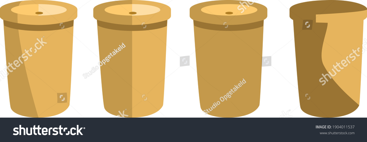 SVG of coffee cups different styles vector isolated svg	
 svg