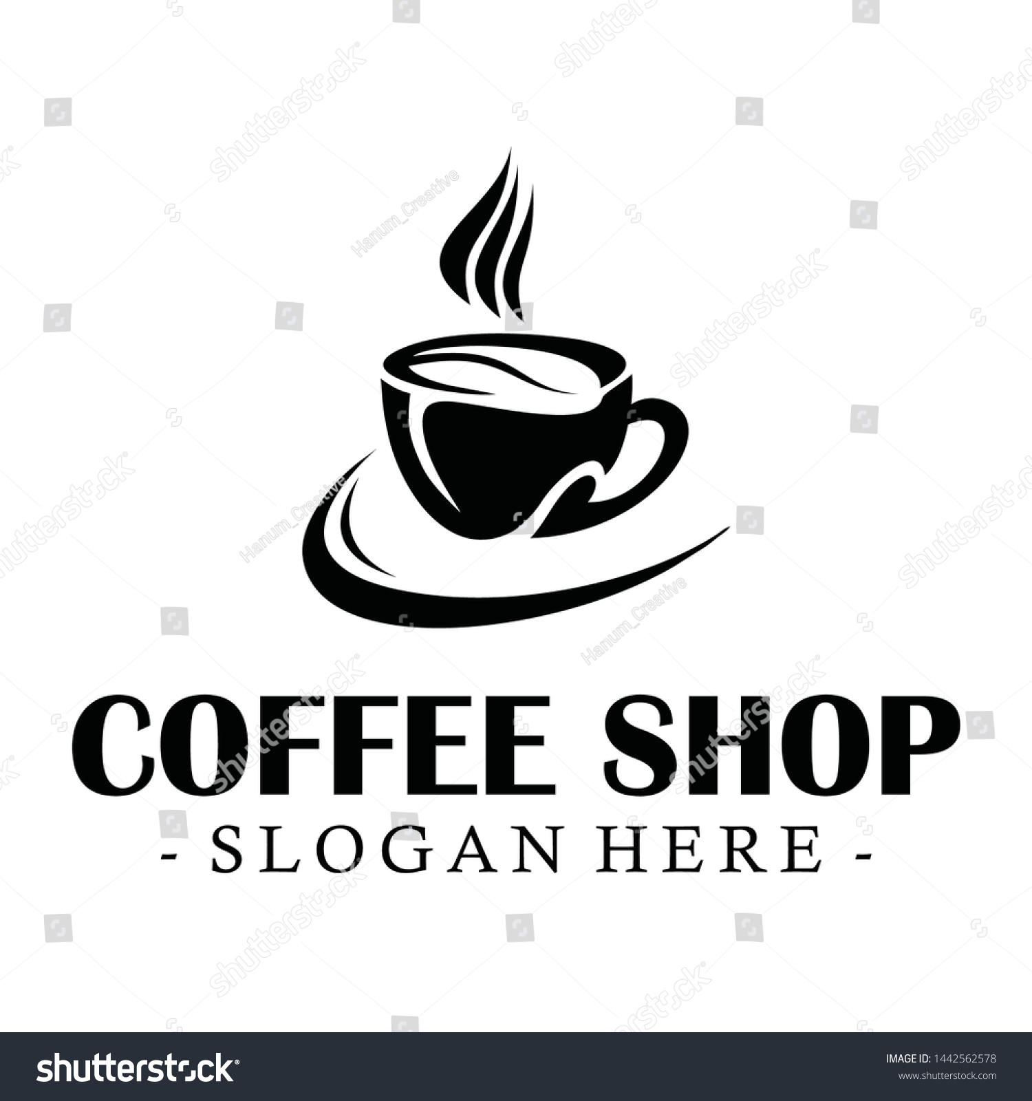 Coffee Logo Coffee Shop Logo Inspiration Stock Vector Royalty Free 1442562578