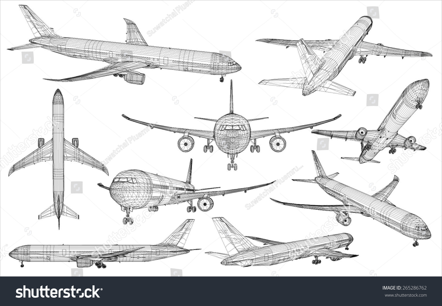 SVG of collection   airplane ,Vector svg