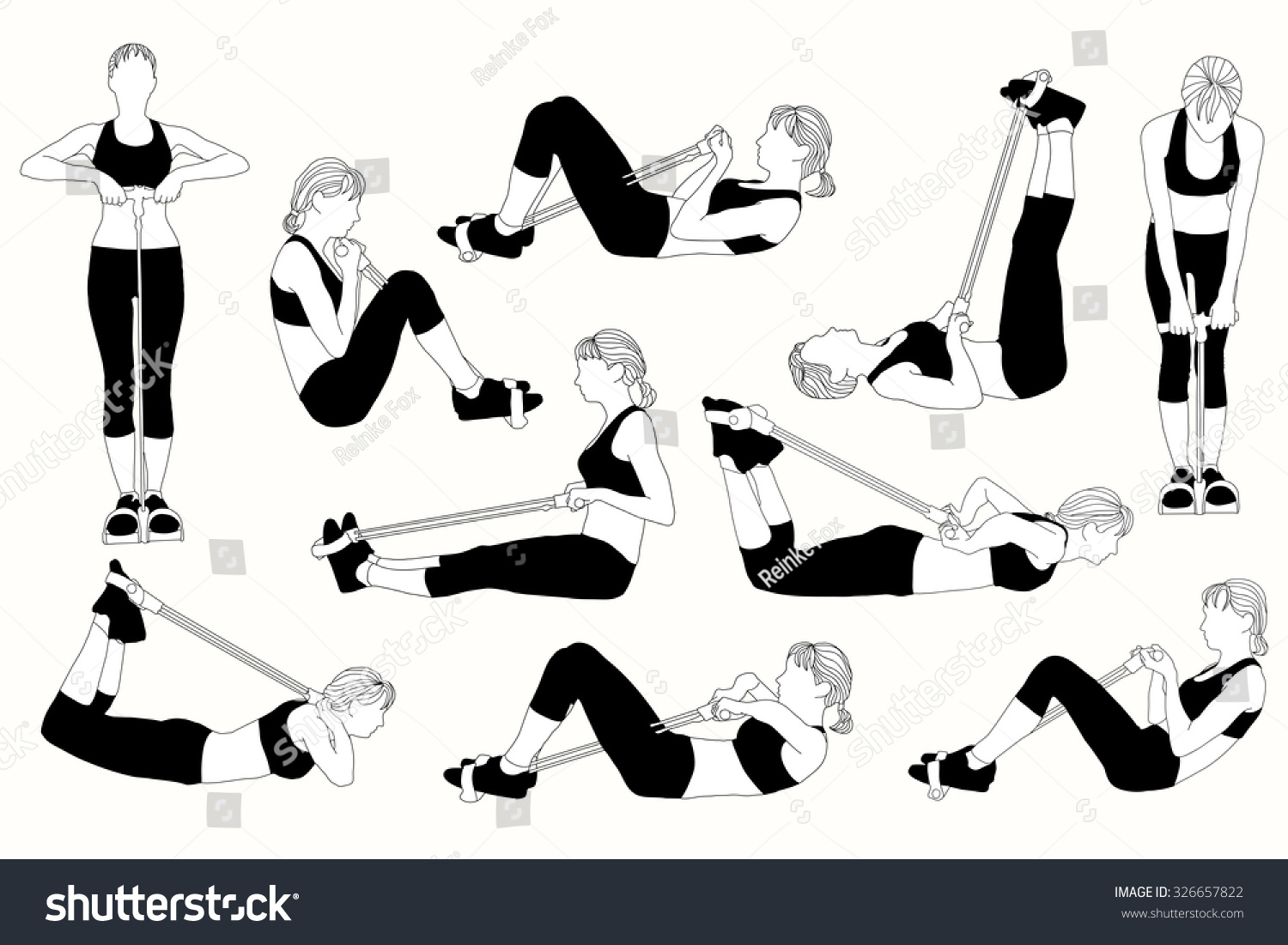 Exercises with an expander Exercises with an expander