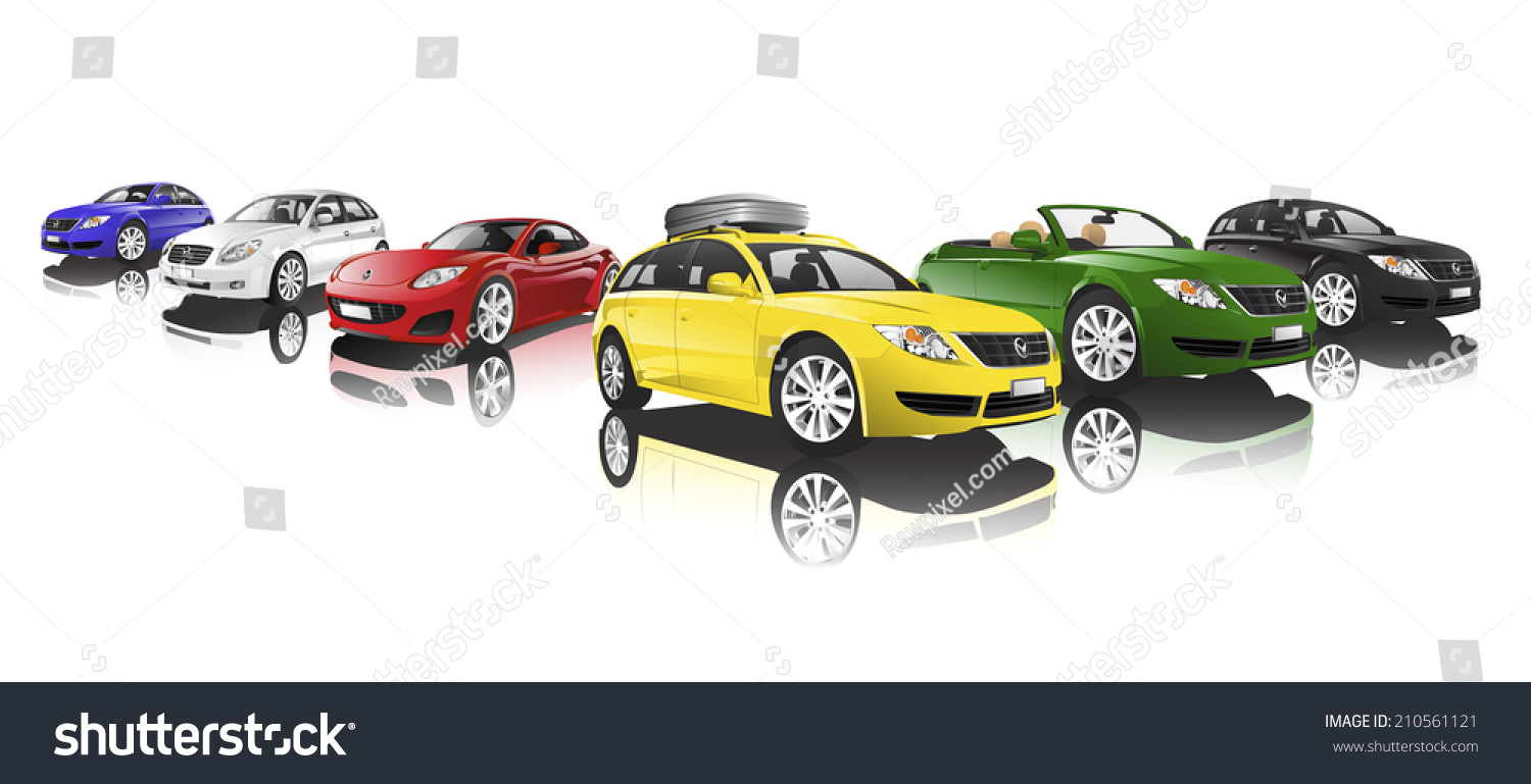 SVG of Collection of cars, vector. svg