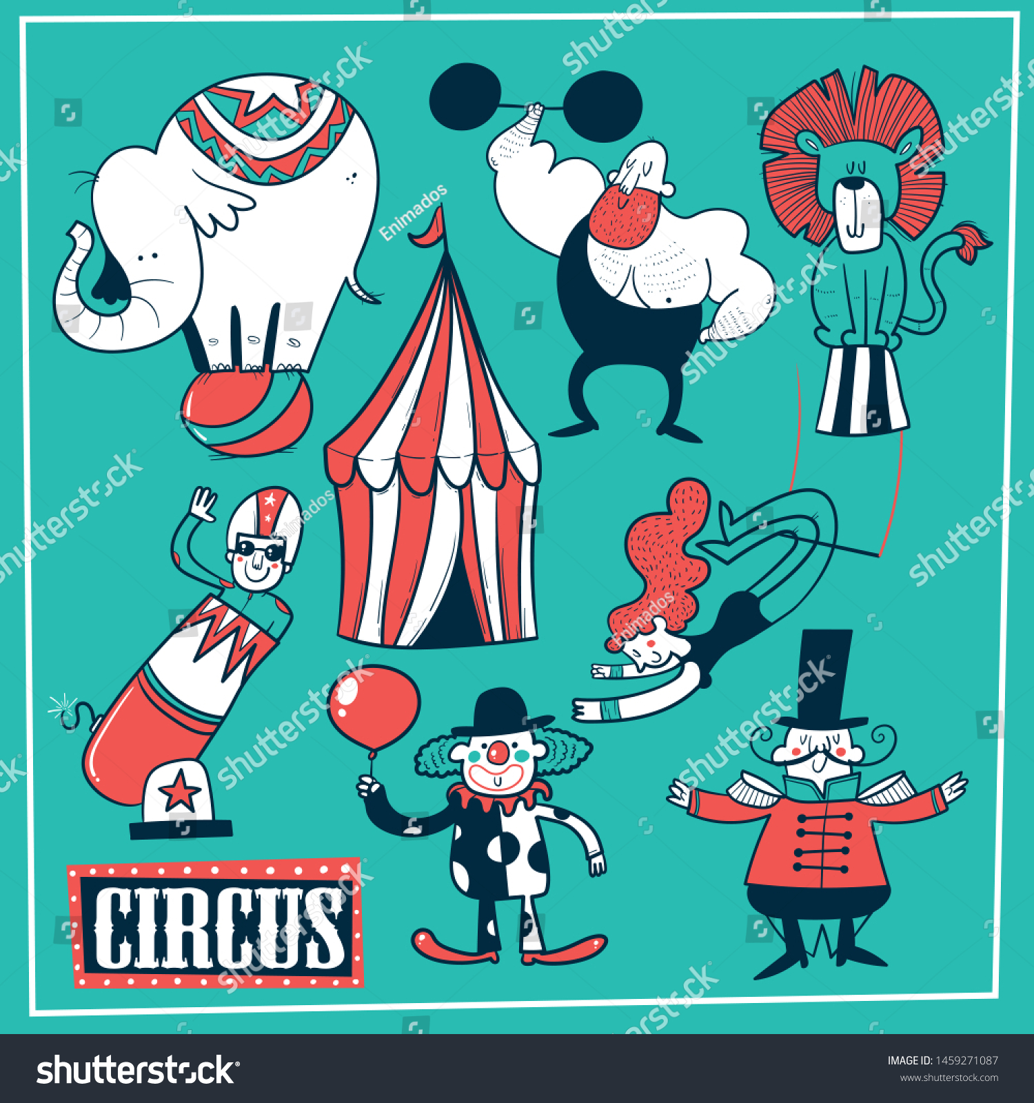 Circus artists vintage Images, Stock Photos & Vectors | Shutterstock