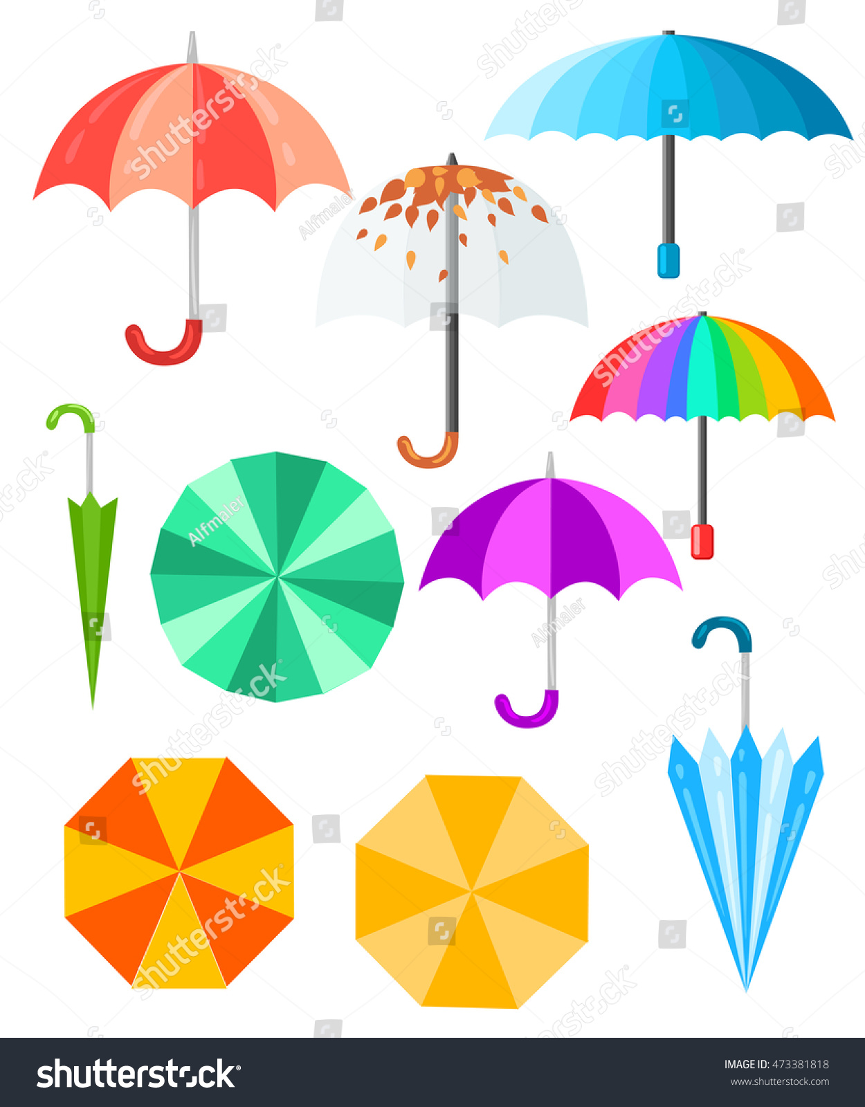 types of umbrella