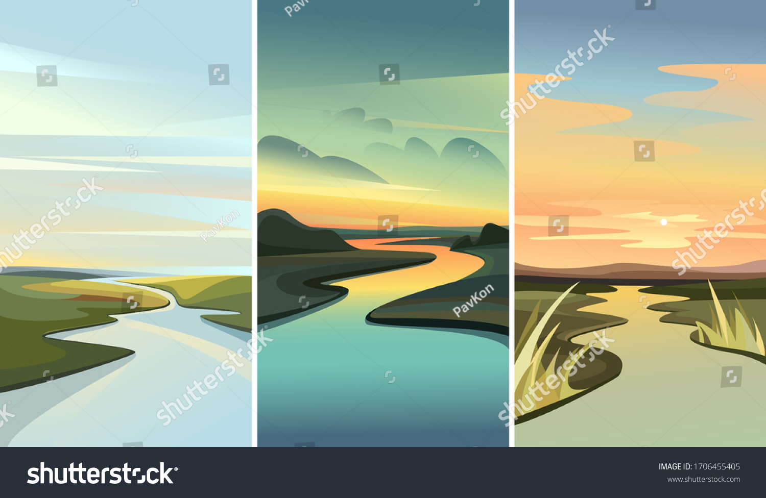 流れ 川 のイラスト素材 画像 ベクター画像 Shutterstock