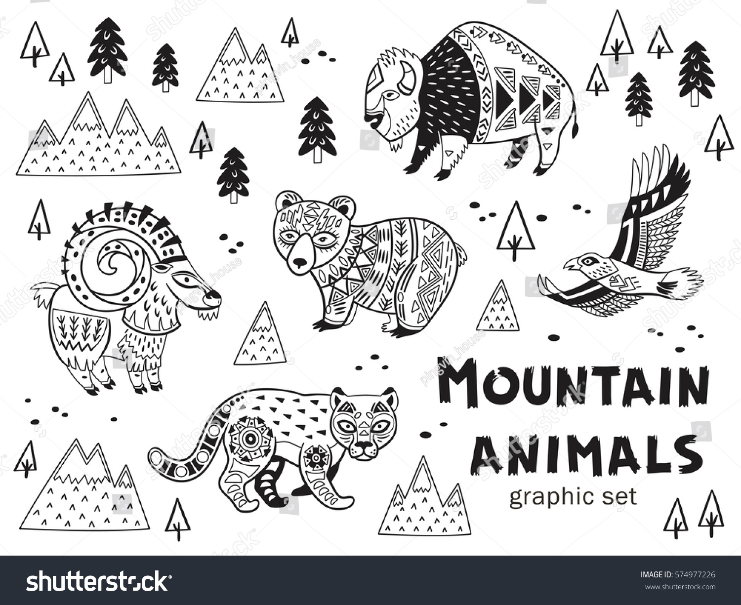 57 Coloring Pages Of Mountain Animals For Free - Hot Coloring Pages
