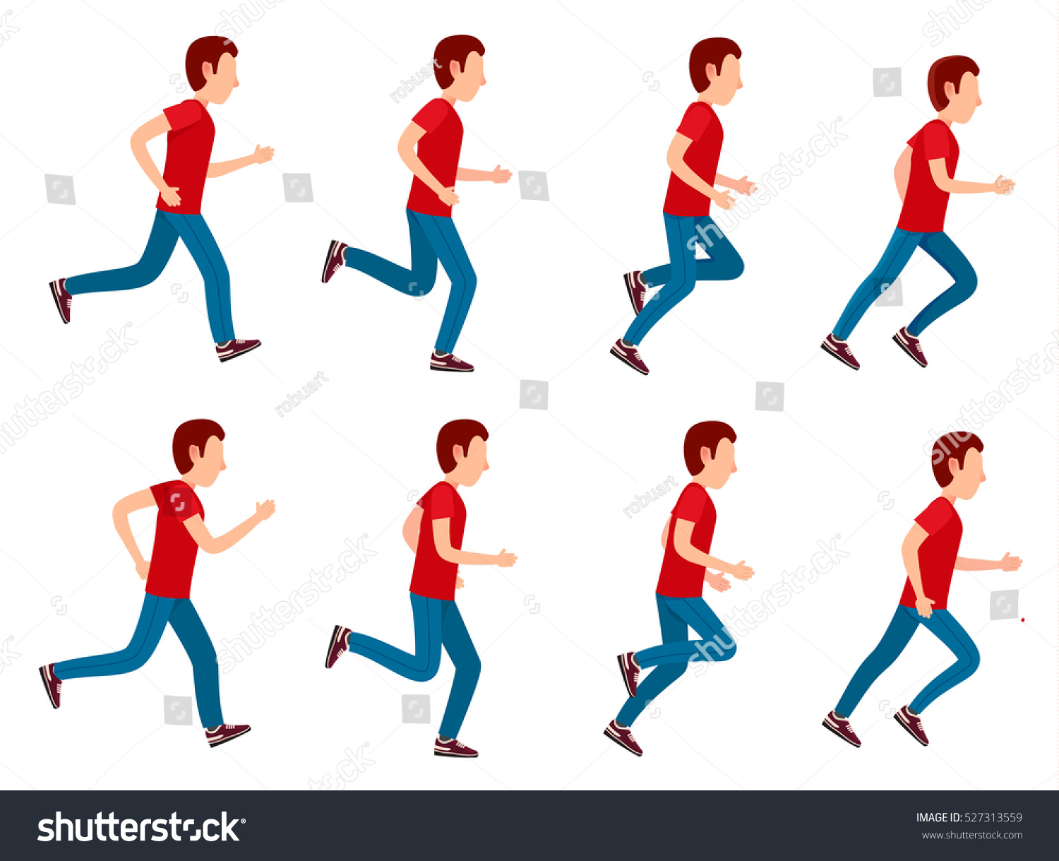 3158 Man Running Frames Stock Illustrations Images And Vectors Shutterstock