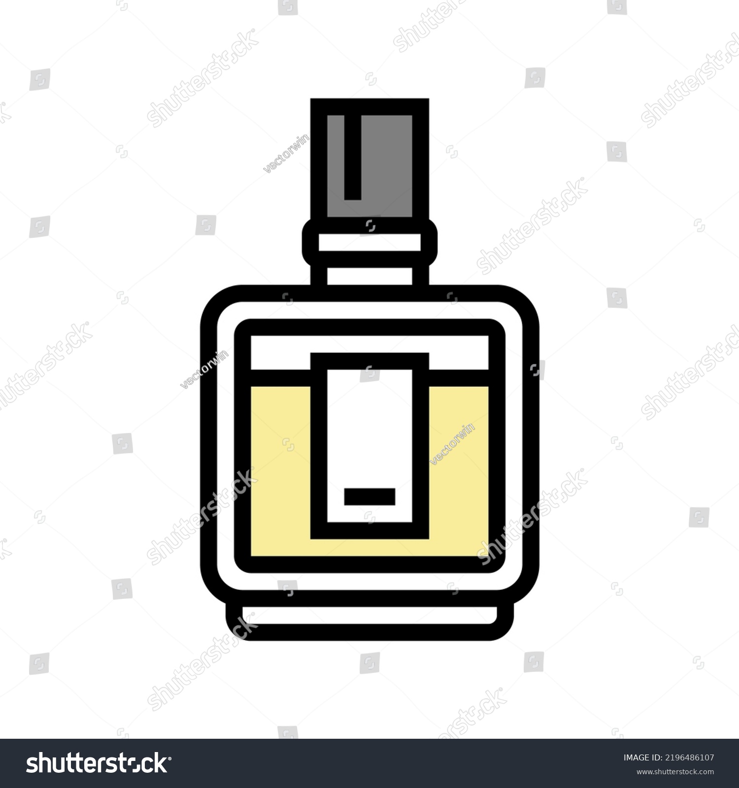 SVG of cologne fragrance bottle perfume color icon vector. cologne fragrance bottle perfume sign. isolated symbol illustration svg