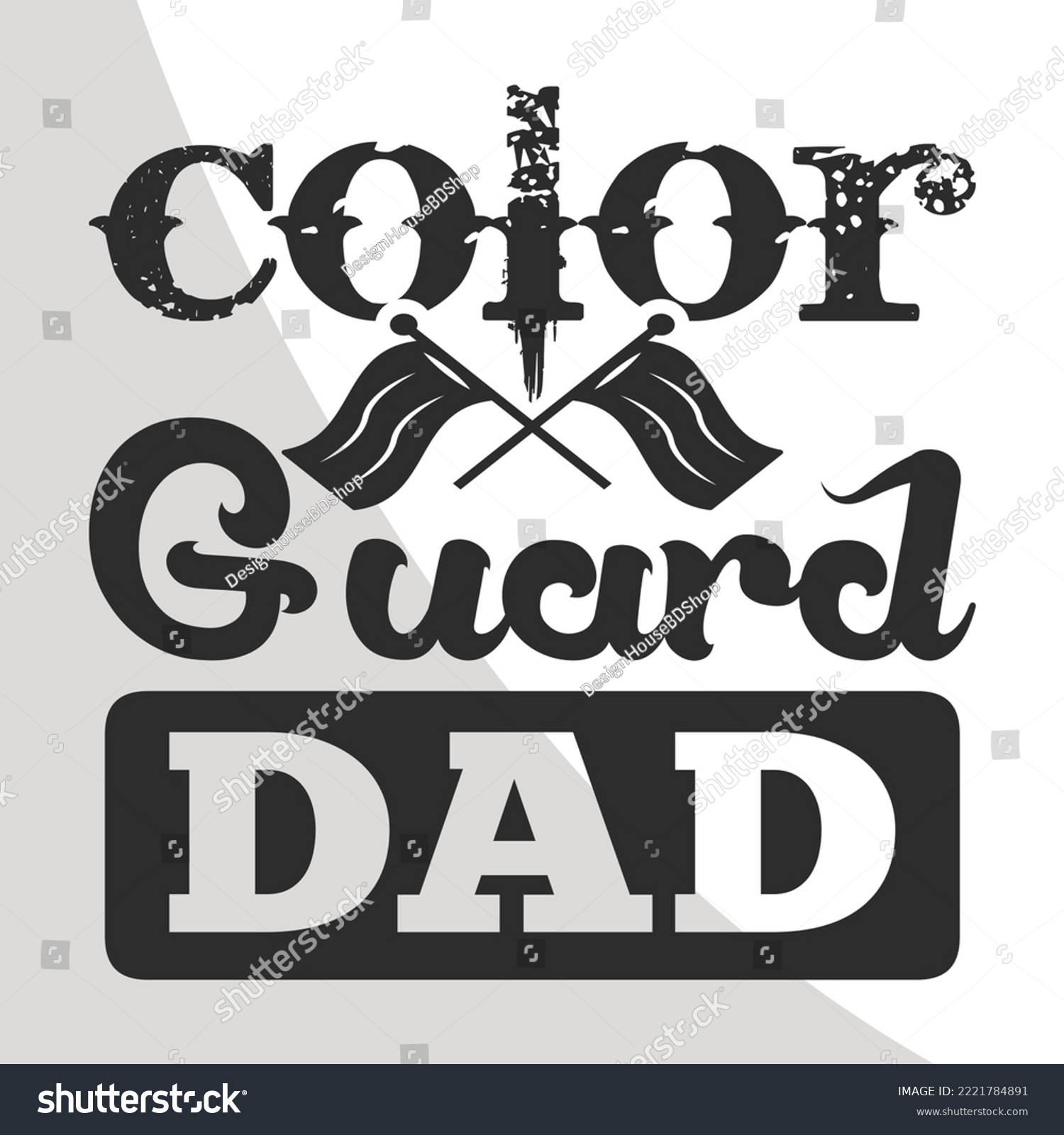 SVG of Color guard dad, Color guard Eps, Clipart, Cut Files for Typography, Quote design, Vector, eps, Design svg