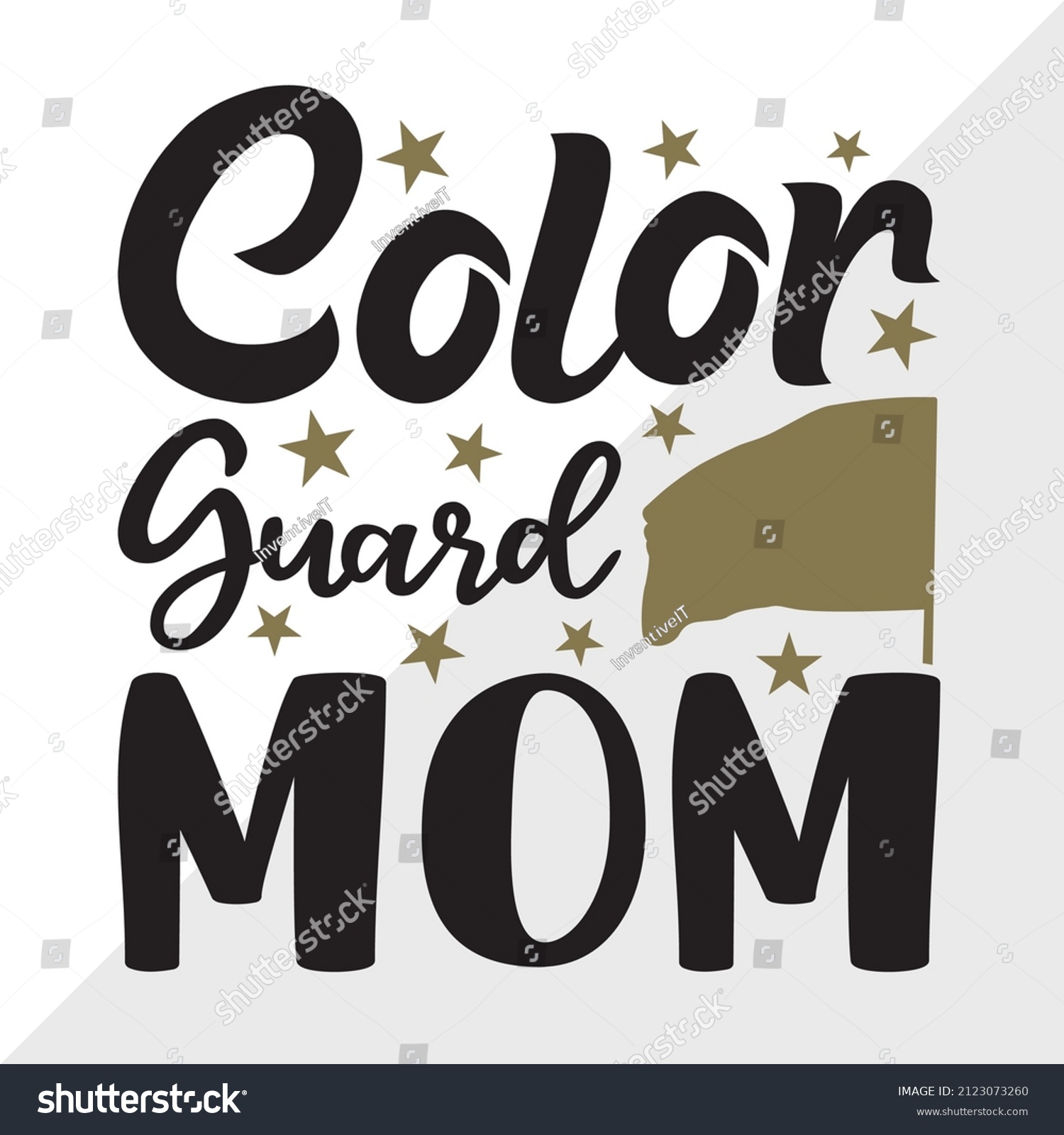 SVG of Color Guard Mom Printable Vector Illustration svg