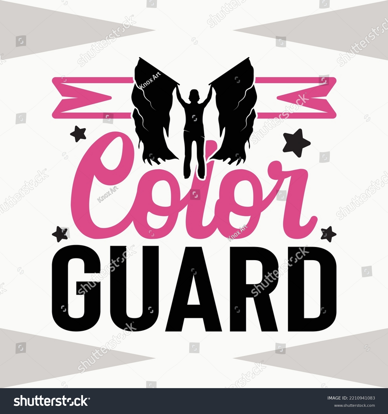 SVG of Color Guard SVG Cut File, Color Guard Flag Svg, Marching Band Svg, Color Guard Quote svg