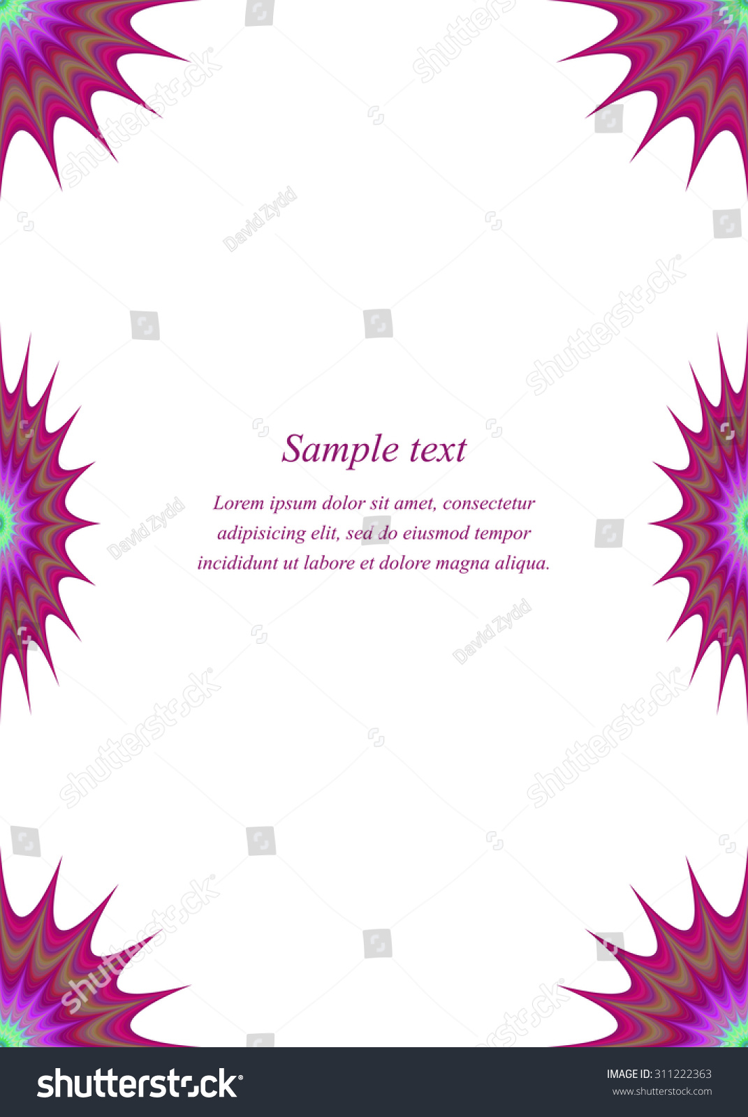 letter invitation vector Design Invitation Template Page Corner Vector Color Stock