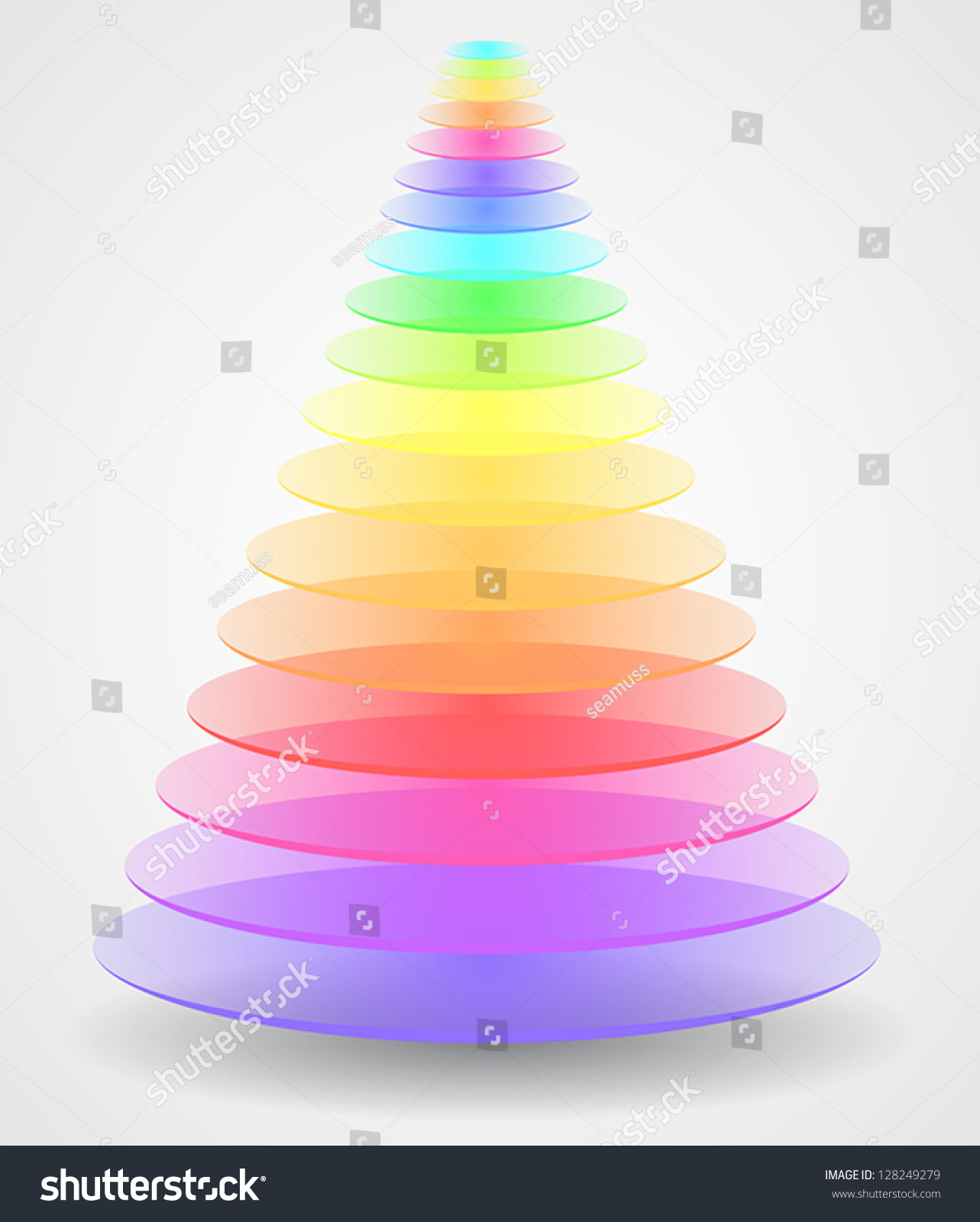 Color Pyramid Stock Vector 128249279 - Shutterstock