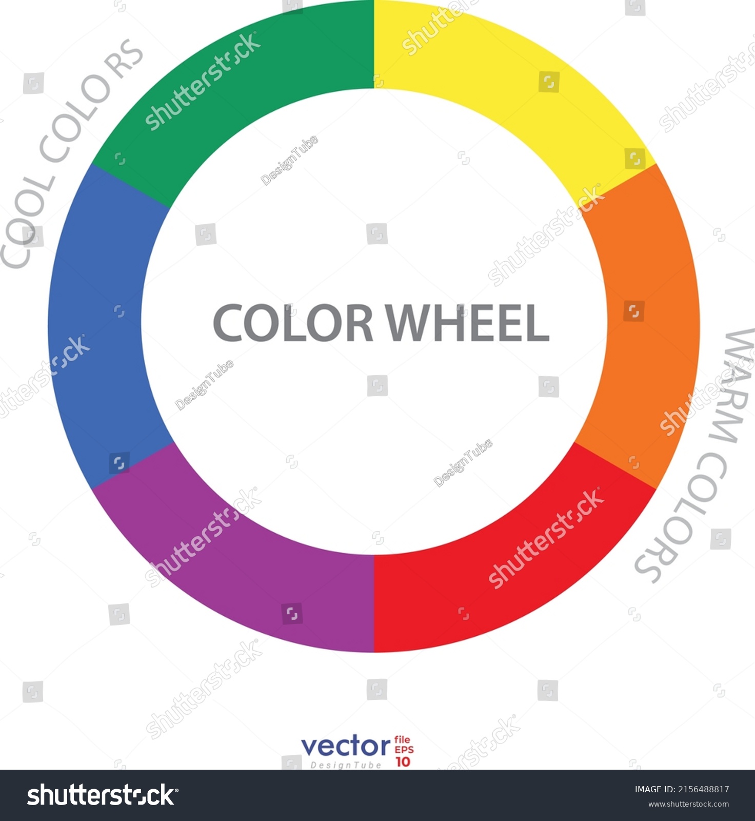 Color Theory Cool Warm Colors Wheel Stock Vector Royalty Free Color Theory Cool Warm Colors Wheel Stock Vector Royalty Free