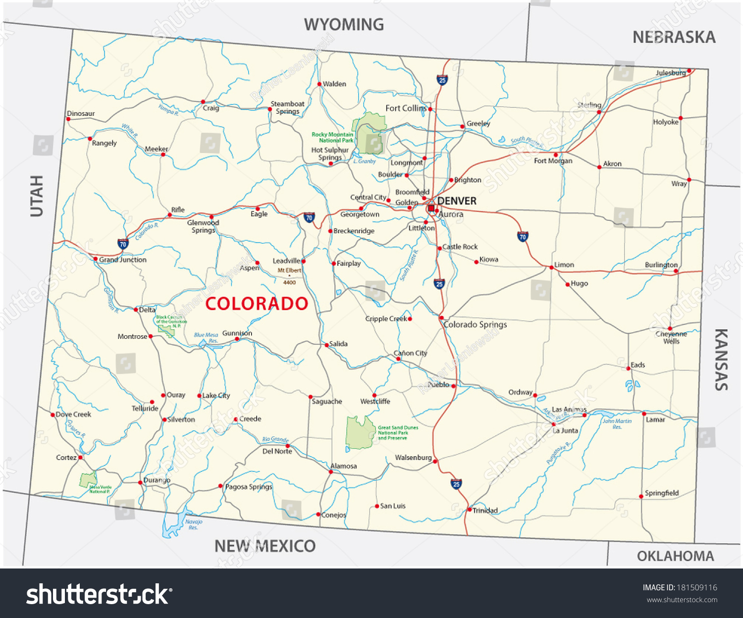 South Park Colorado Map