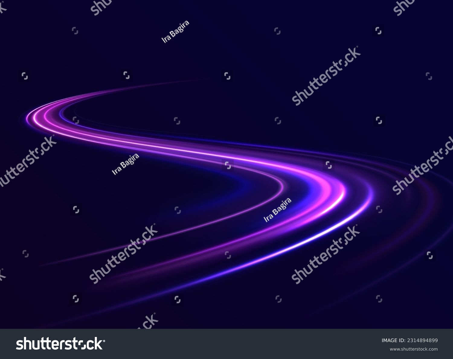 SVG of Colored shiny sparks of spiral wave. Curved bright speed line swirls. Shiny wavy path. Rotating dynamic neon circle. Magic golden swirl with highlights. Glowing swirl bokeh effect. vector png svg