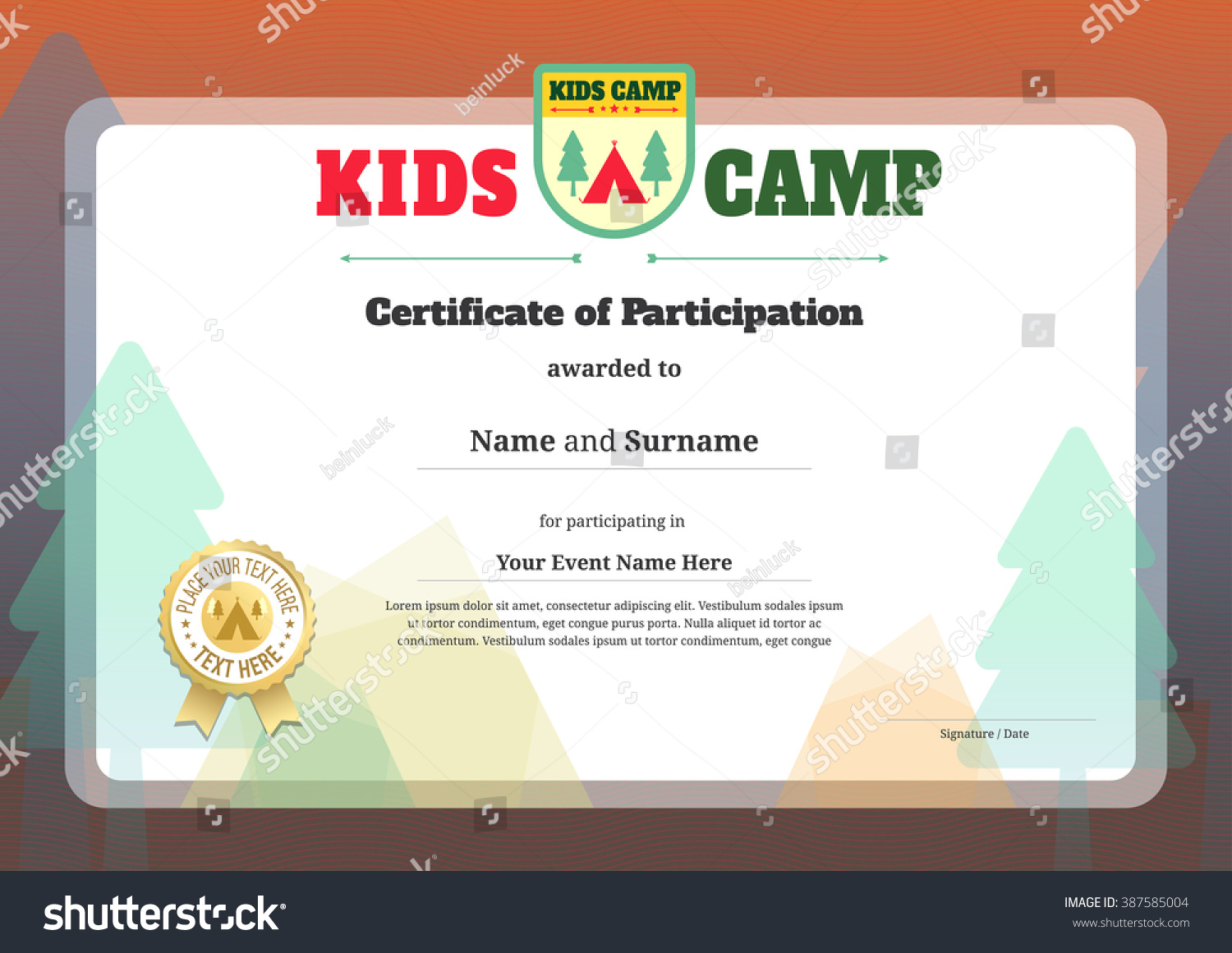 certificate of awesomeness template