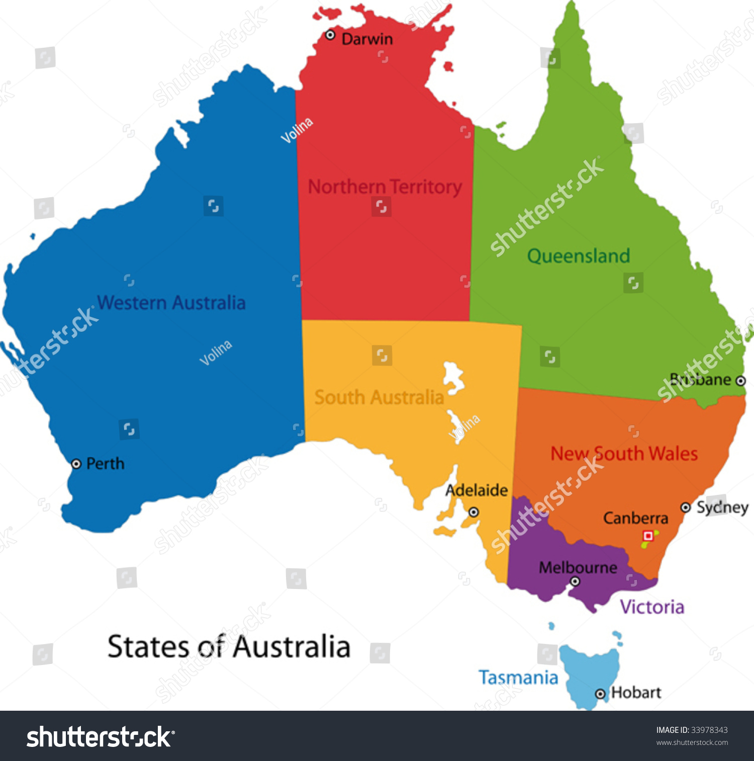 Map Of Australia With Regions