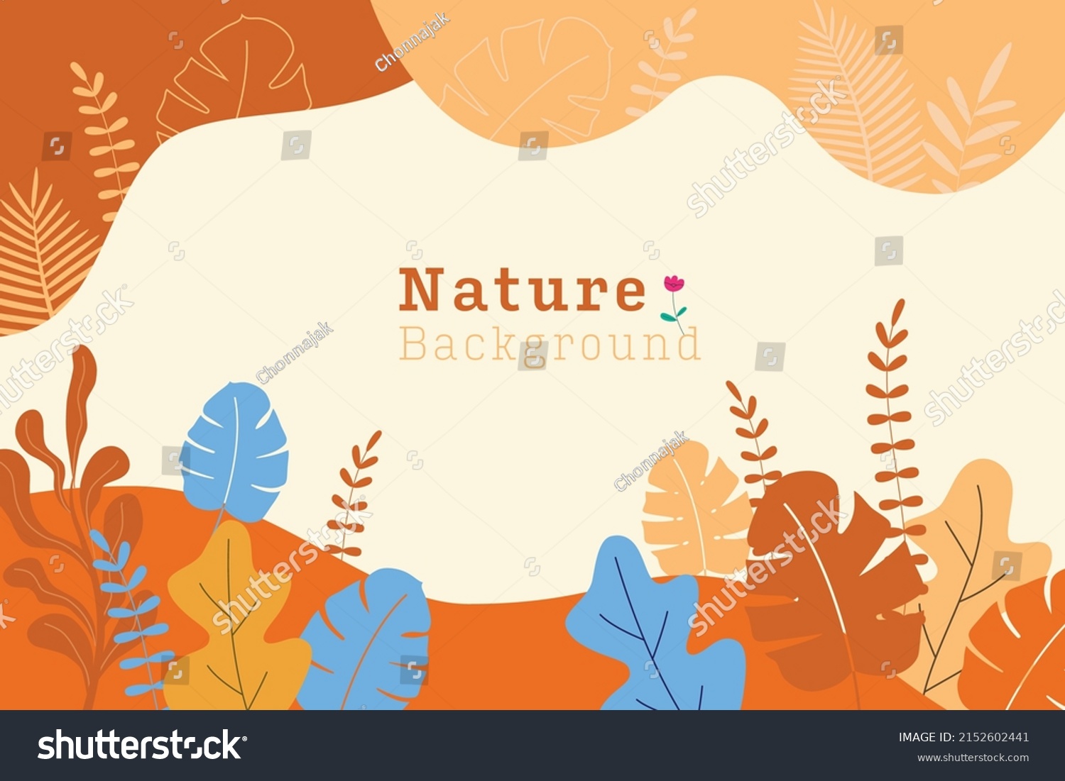 Colorful Background Graphic Nature Vector Illustration Stock Vector