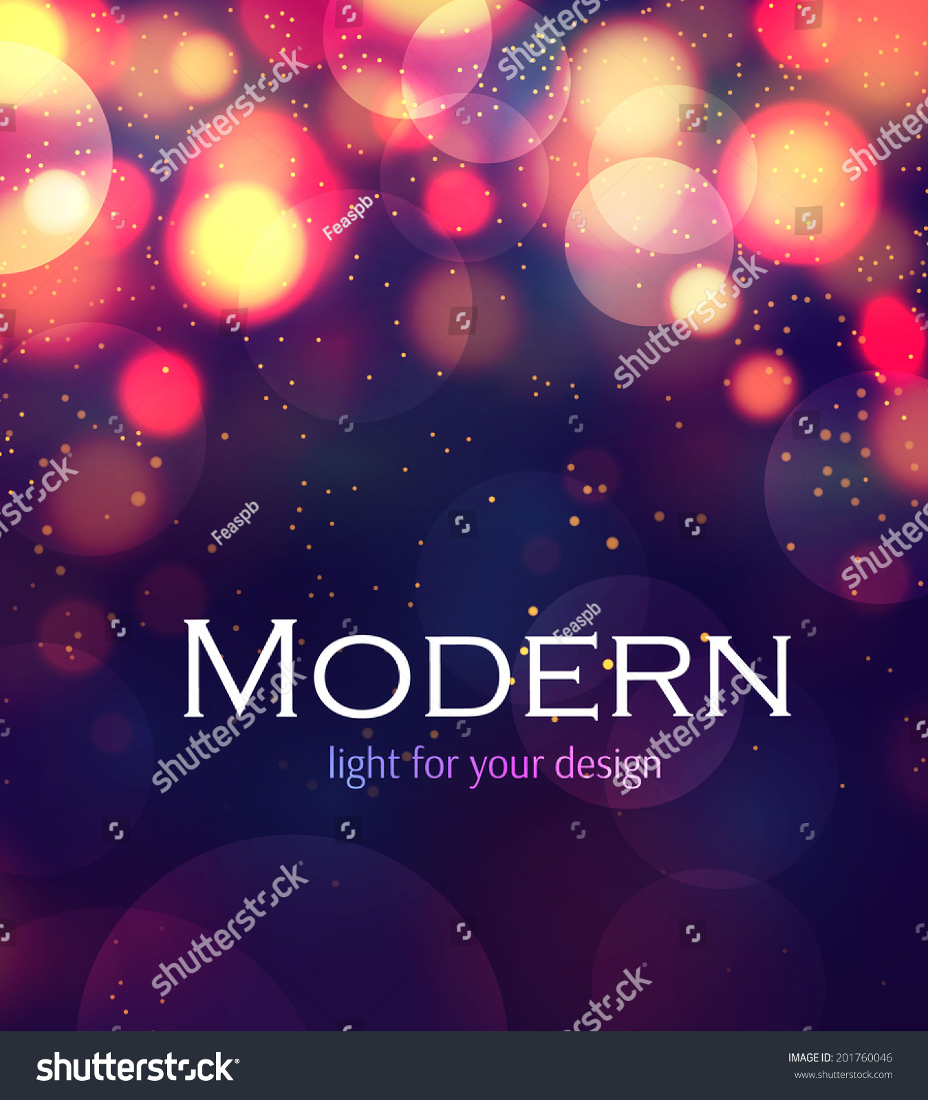 Colorful Bokeh Background Vector Illustration Vector De Stock Libre De Regalías 201760046 0513