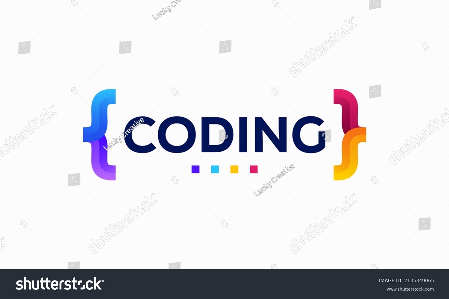 SVG of Colorful Coding logo designs template, Modern code logo for programmer svg