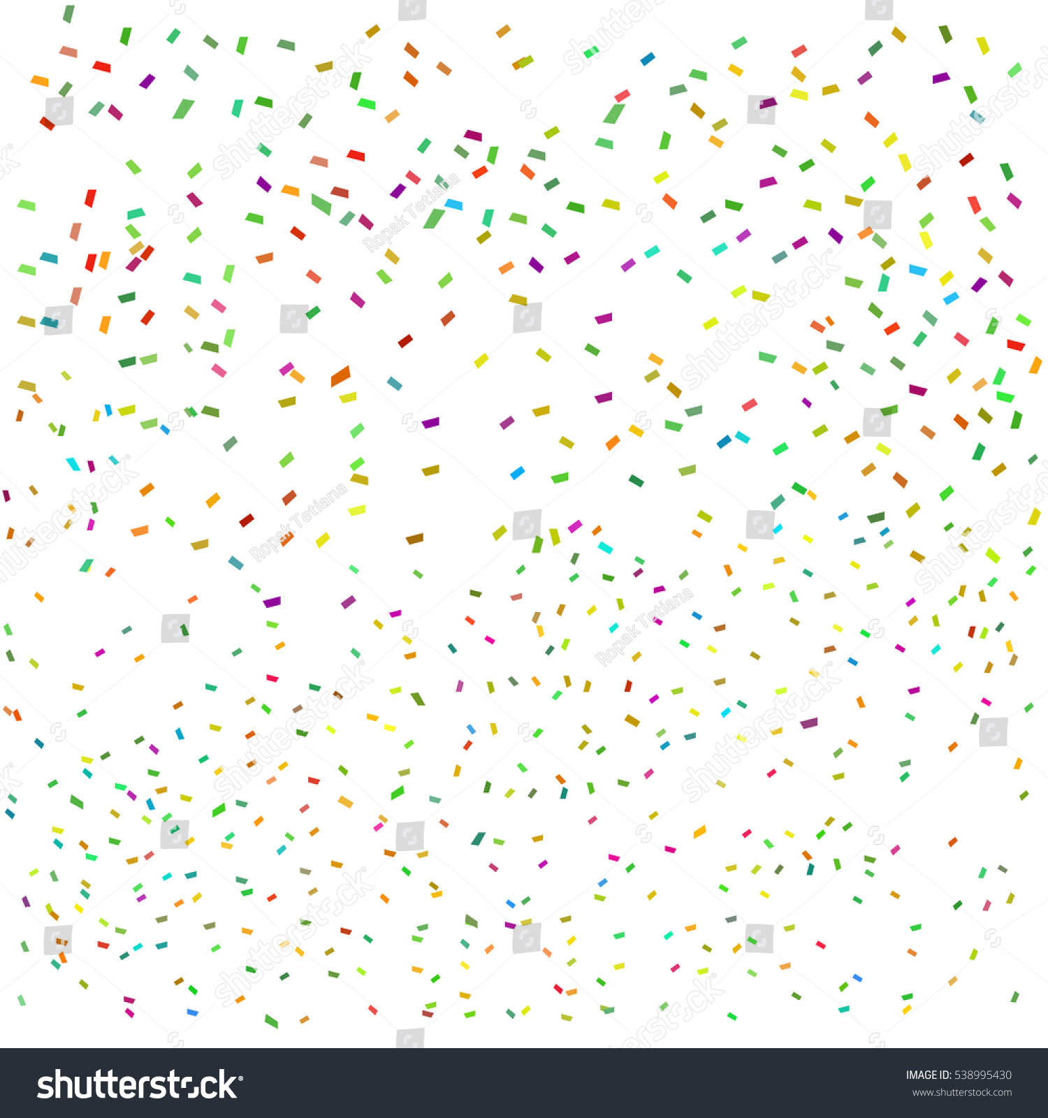 Colorful Explosion Confetti Vector Illustration Grainy Stock Vector ...