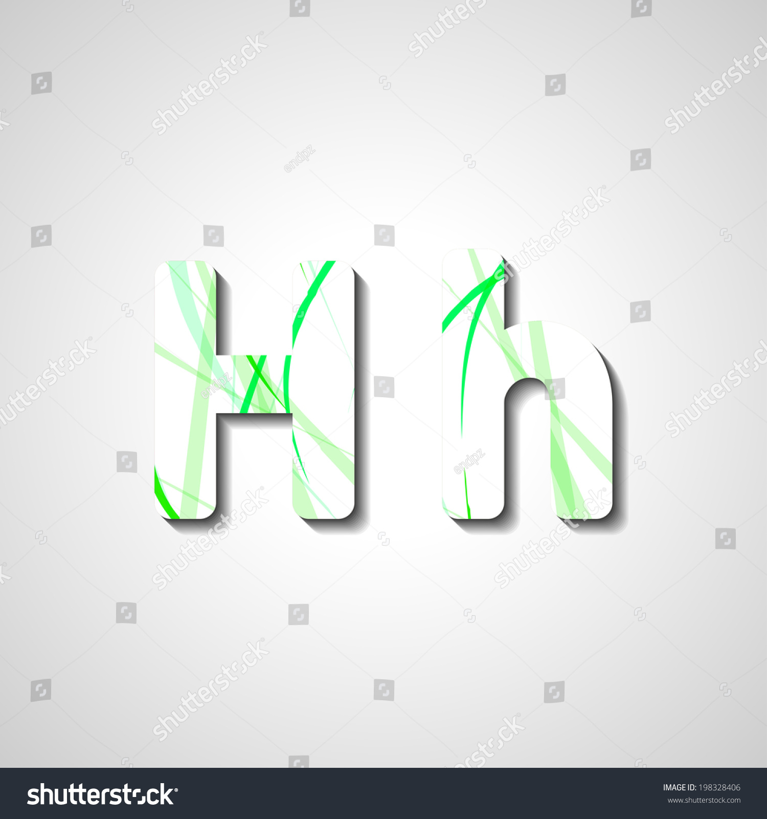 Colorful Letter Alphabet Abstract Illustration Stock Vector (Royalty ...