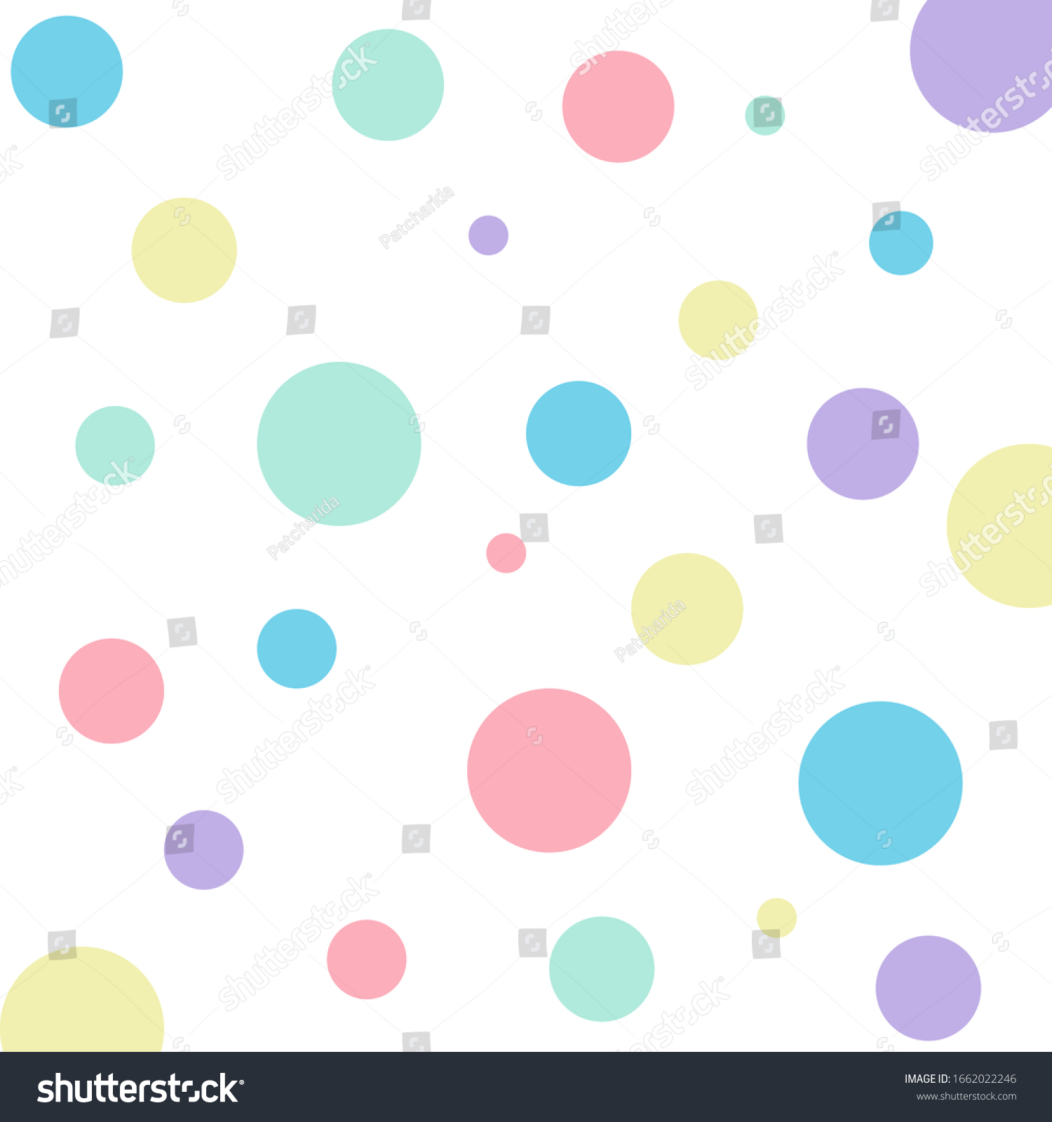 Colorful Pastel Dots Texture Background Stock Vector (Royalty Free ...