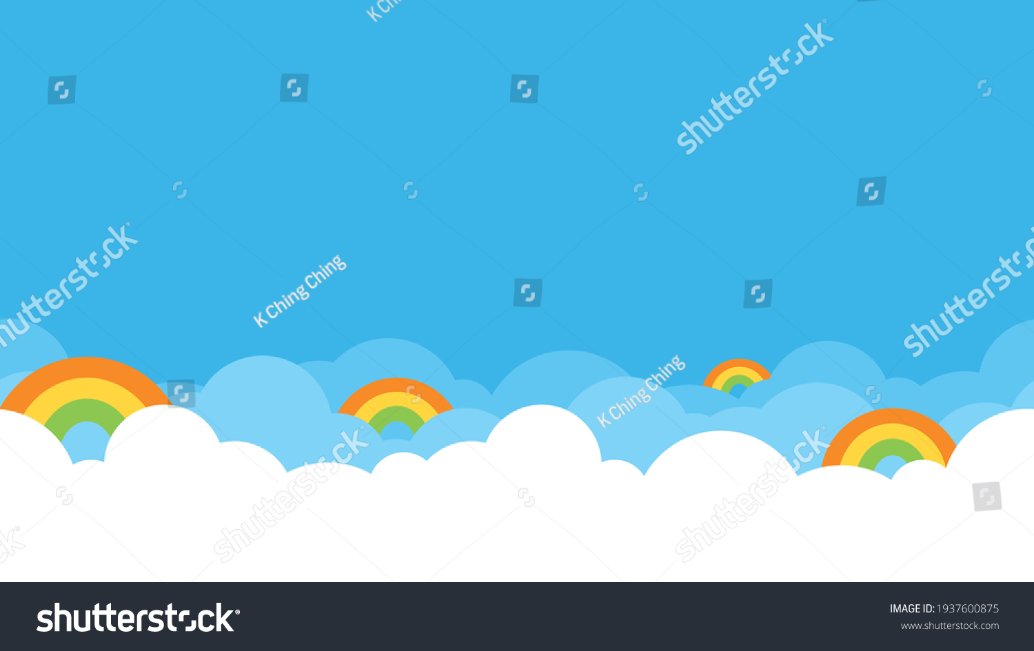 5,238 Rainbow clouds border Images, Stock Photos & Vectors | Shutterstock