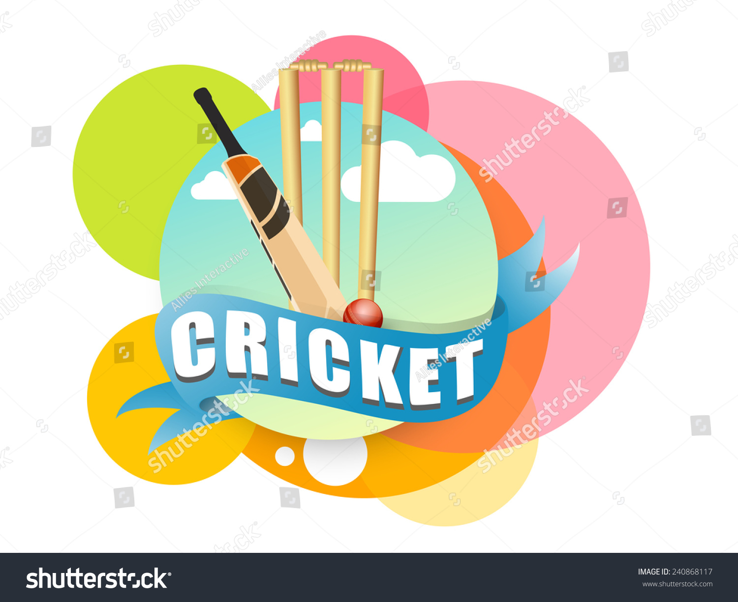 colorful stickers cricket bat ball wicket stock vector royalty free 240868117 https www shutterstock com image vector colorful stickers cricket bat ball wicket 240868117