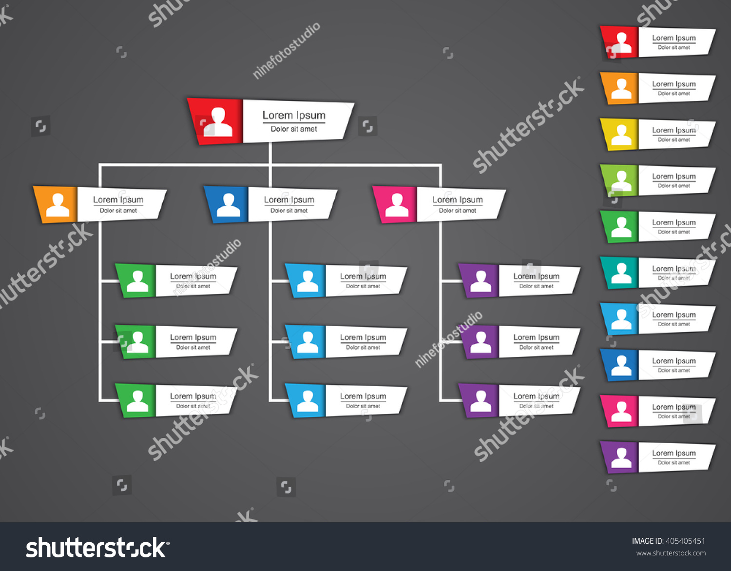49,280 Organization chart template Images, Stock Photos & Vectors
