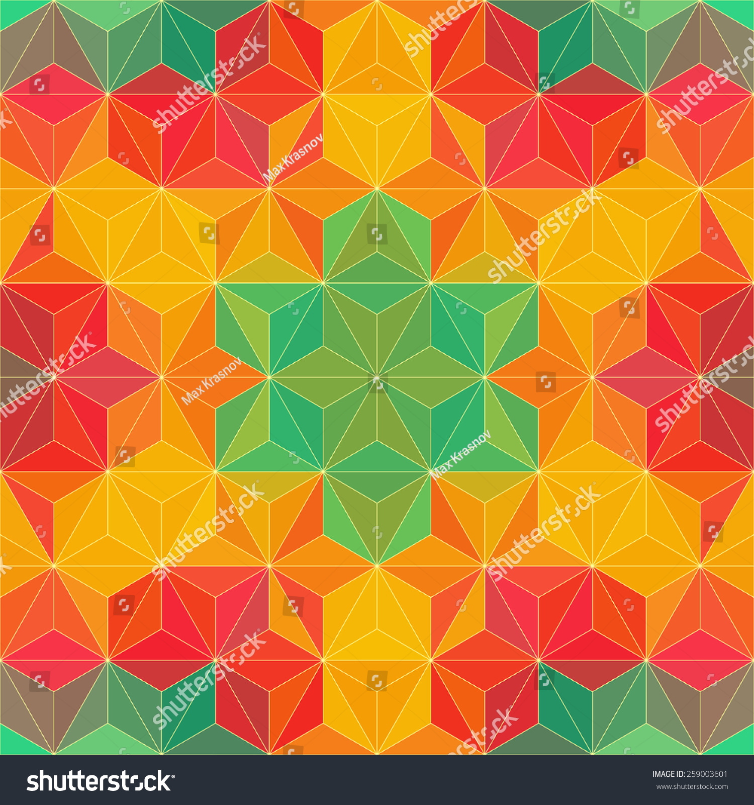 Colorful Triangle Pattern Vector Background Stock Vector (Royalty Free ...