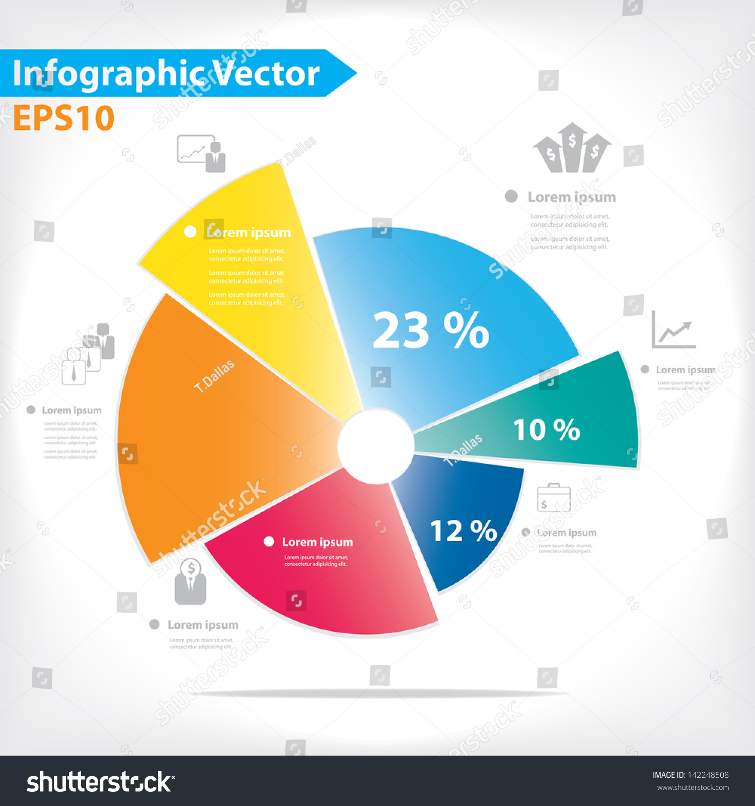 Colorful Vector Design For Workflow Layout, Diagram, Number Options ...