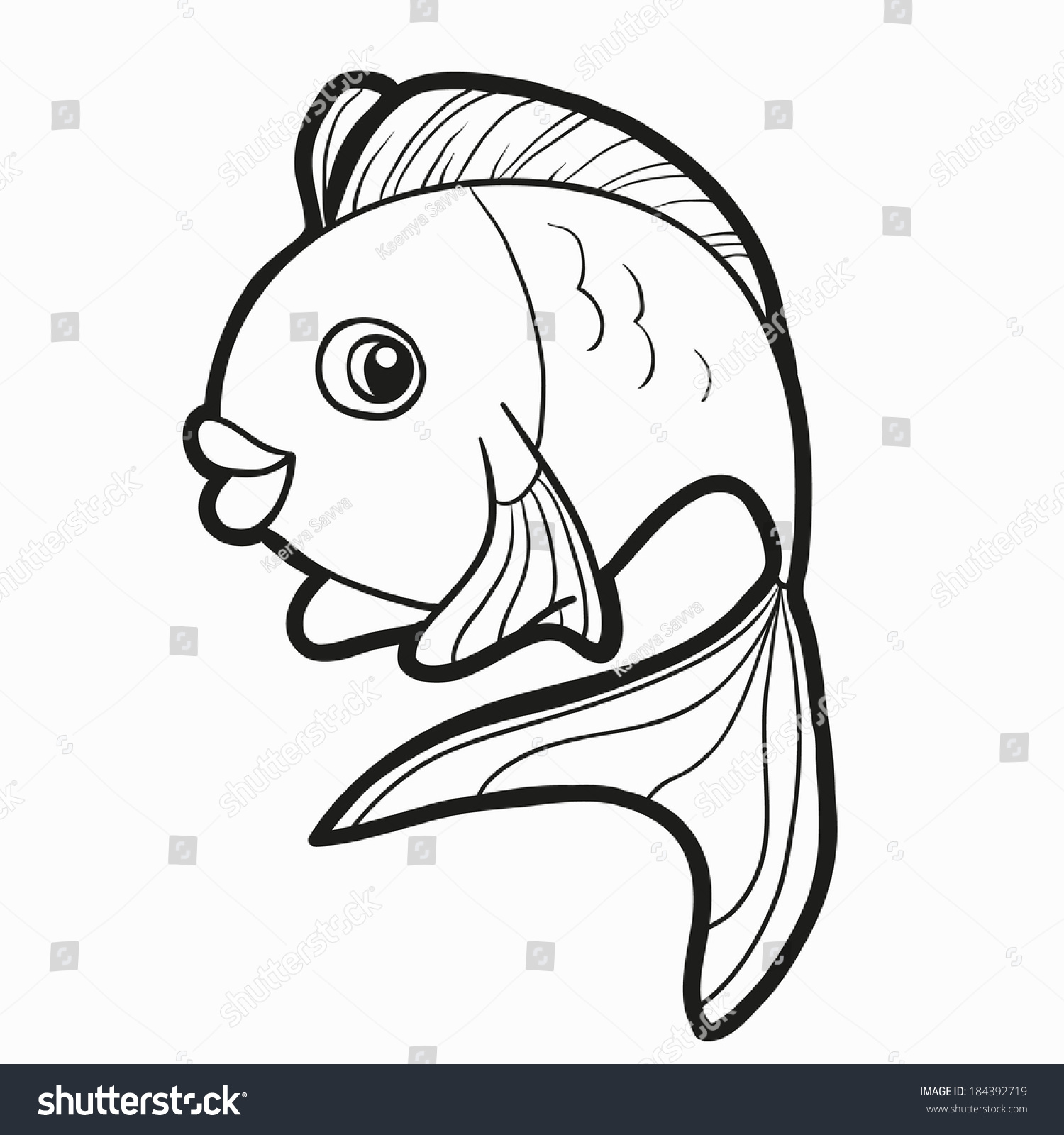Coloring Book Of Fish