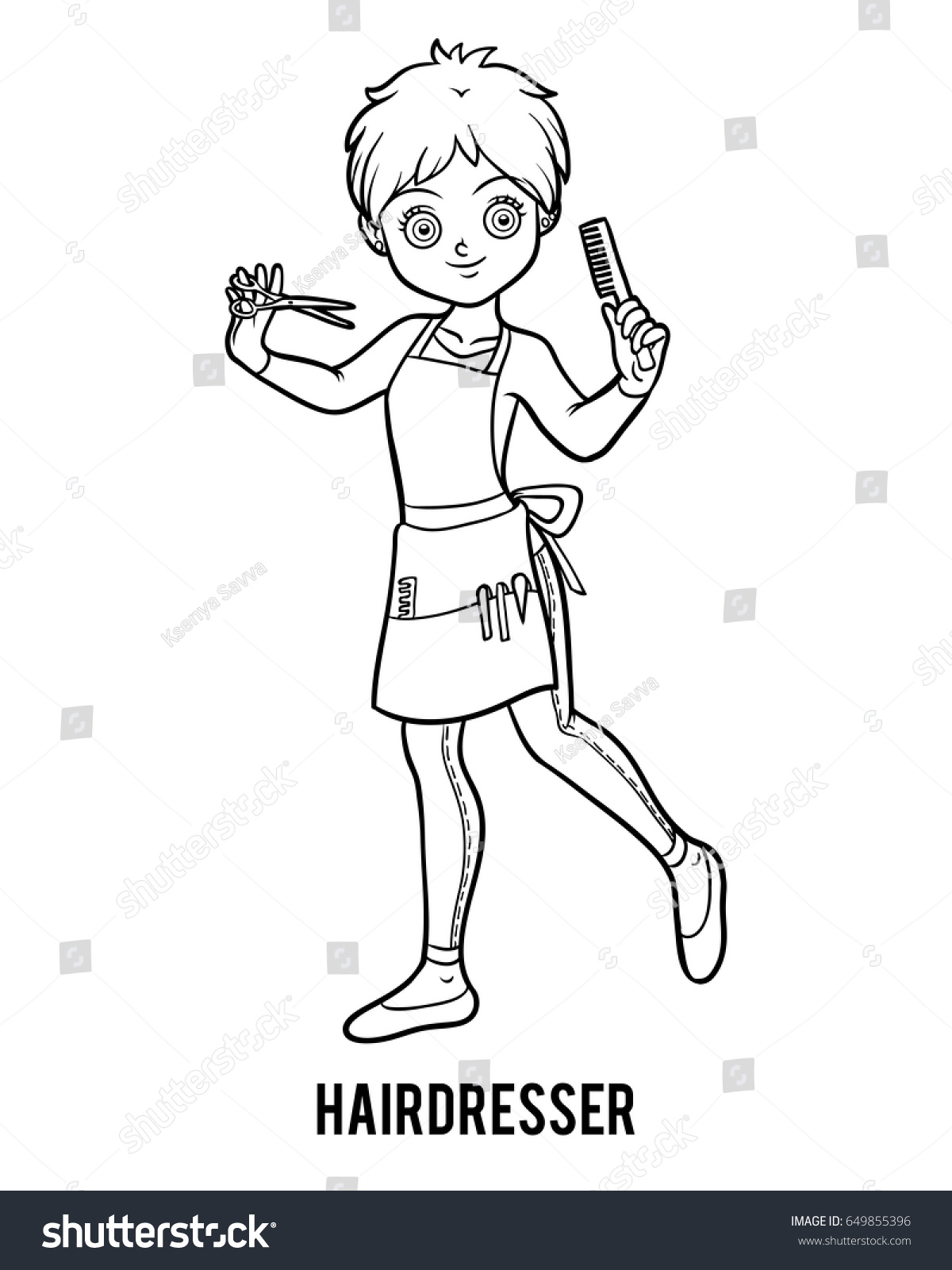 62 Hairdresser Coloring Book Free Images 62 Hairdresser Coloring Book Free Images