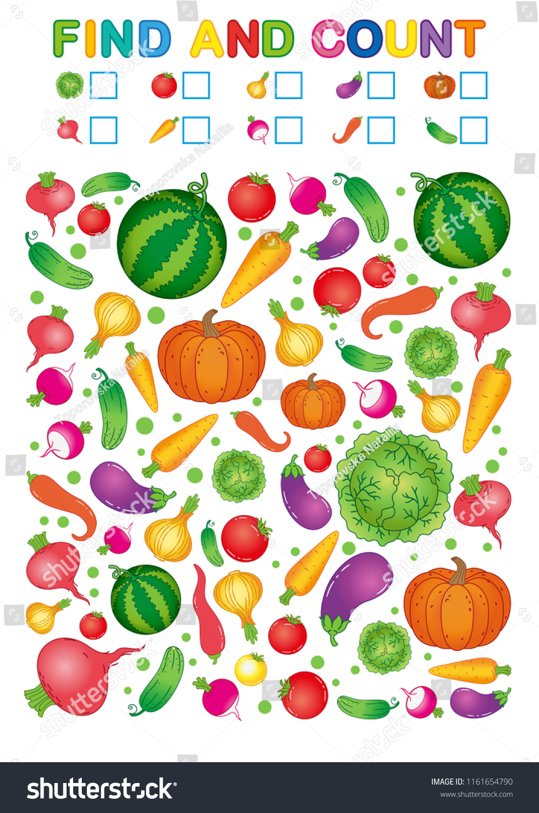 coloring book page count color printable stock vector royalty free 1161654790
