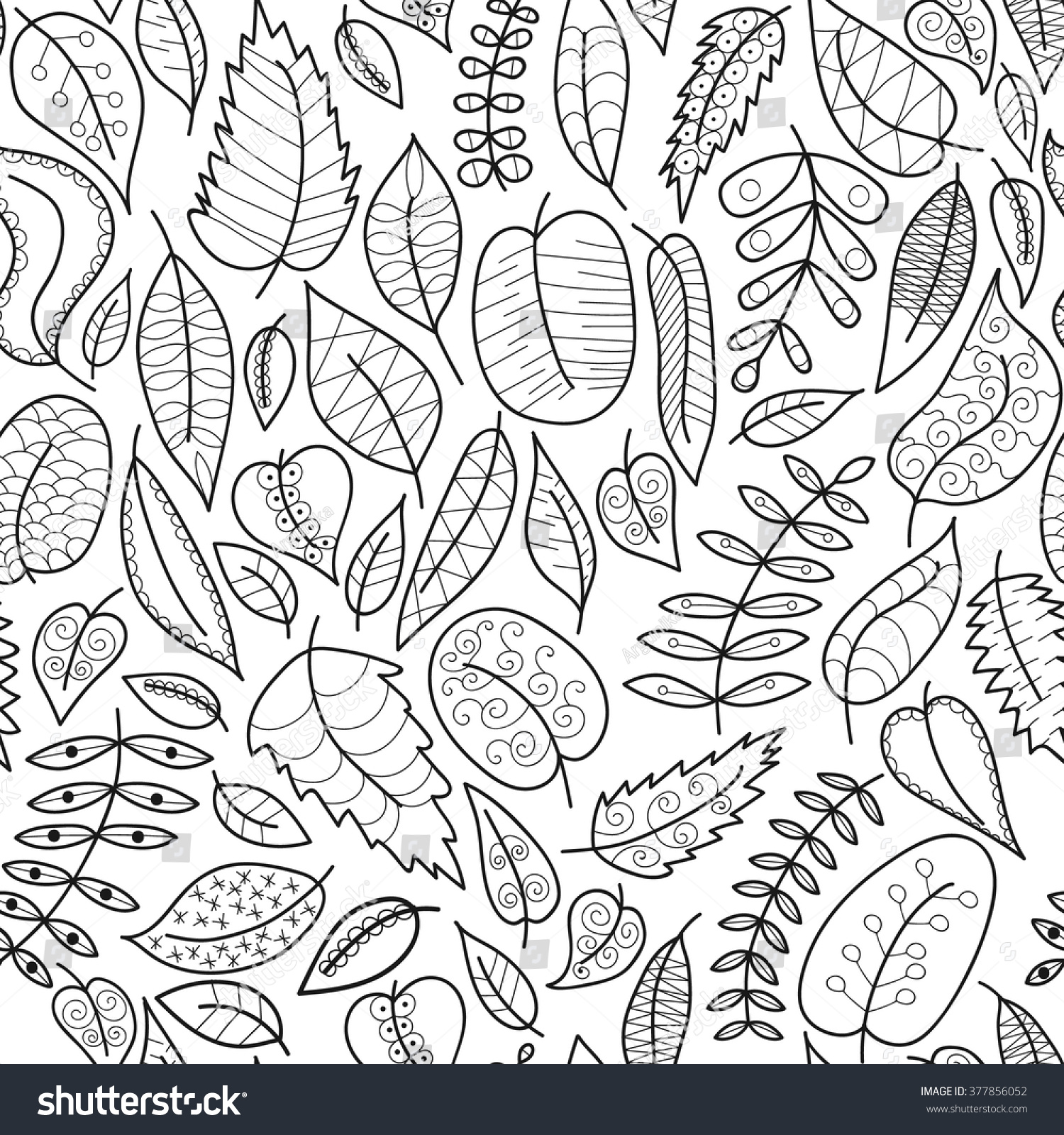 Coloring Book Page Adults Zendala Doodle Stock Vector (Royalty Free ...