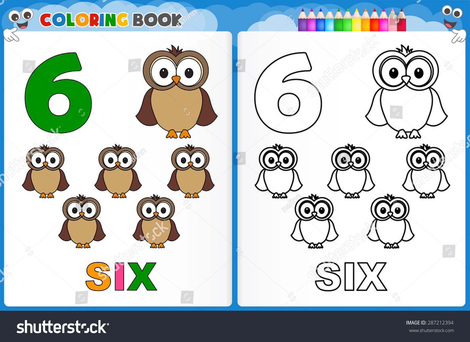 Coloring Pages Numbers Preschool / 1 10 Coloring Page Worksheets